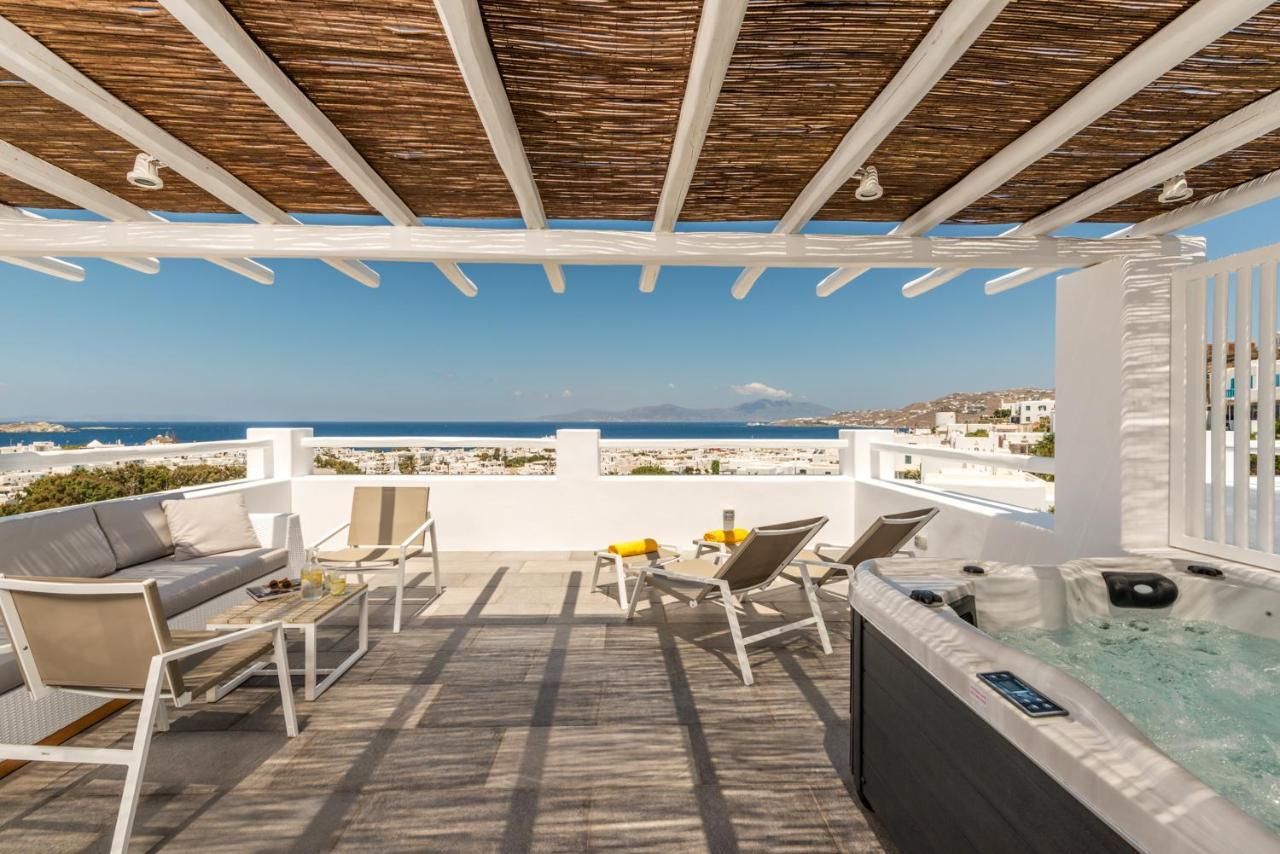 Grand Terrace Suite with Panoramic Sea View and Outdoor Hot tub