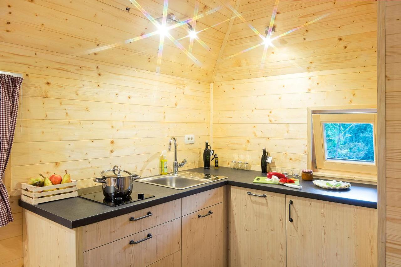 Wooden Cottage Patio Private Bathroom