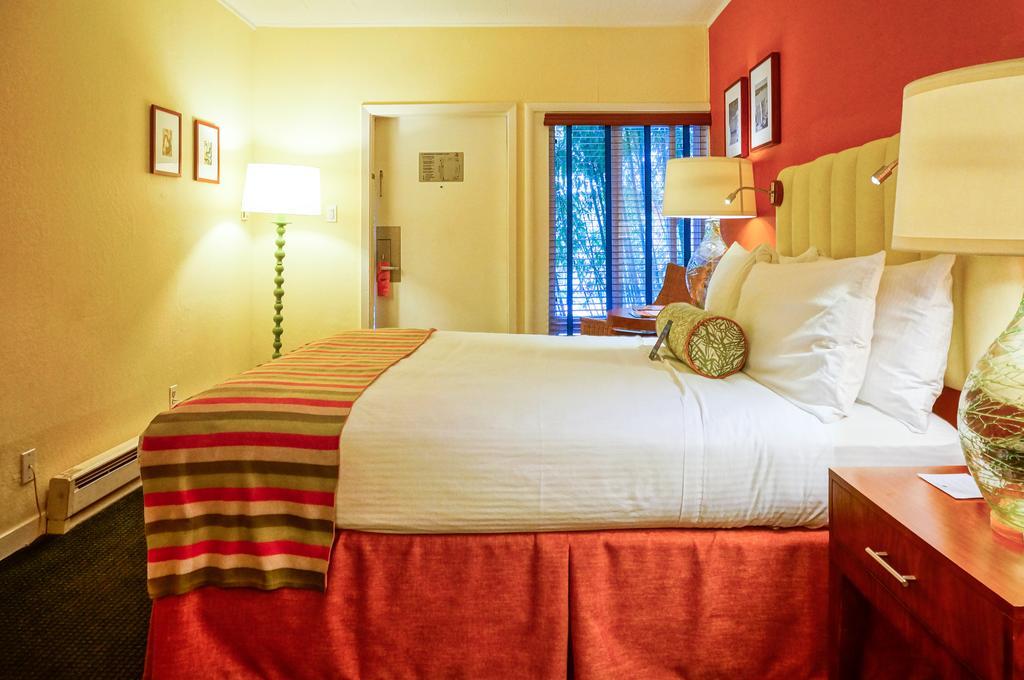 Chambre Lit Queen-Size - Vue sur Piscine