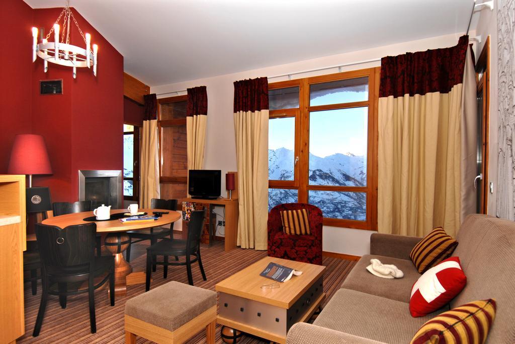 Two-Bedroom Apartment Fireplace