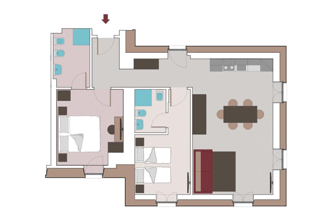 Appartamento con 2 Camere da Letto