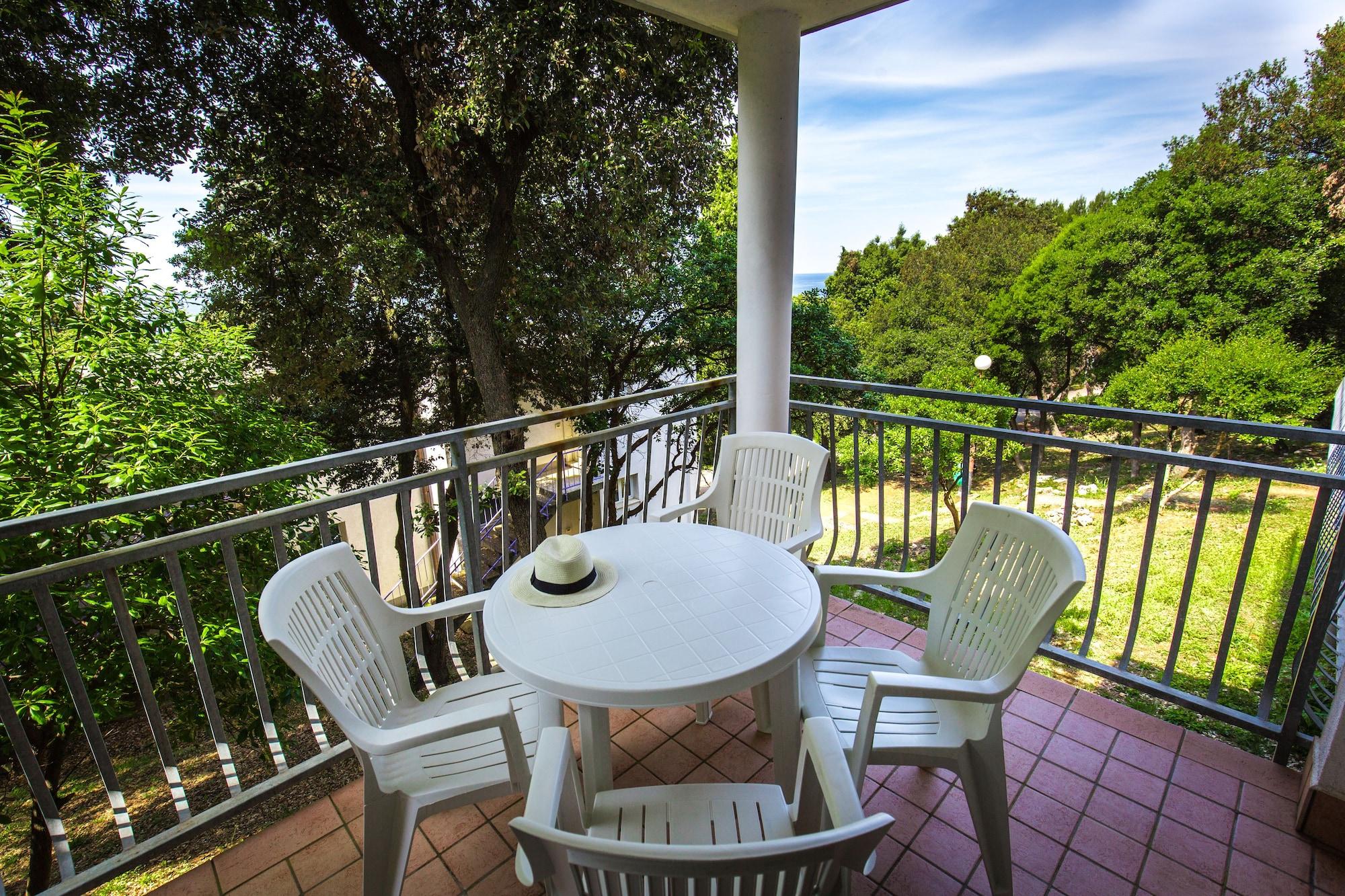 Apartment mit 1 Schlafzimmer und Balkon (4 Erwachsene)