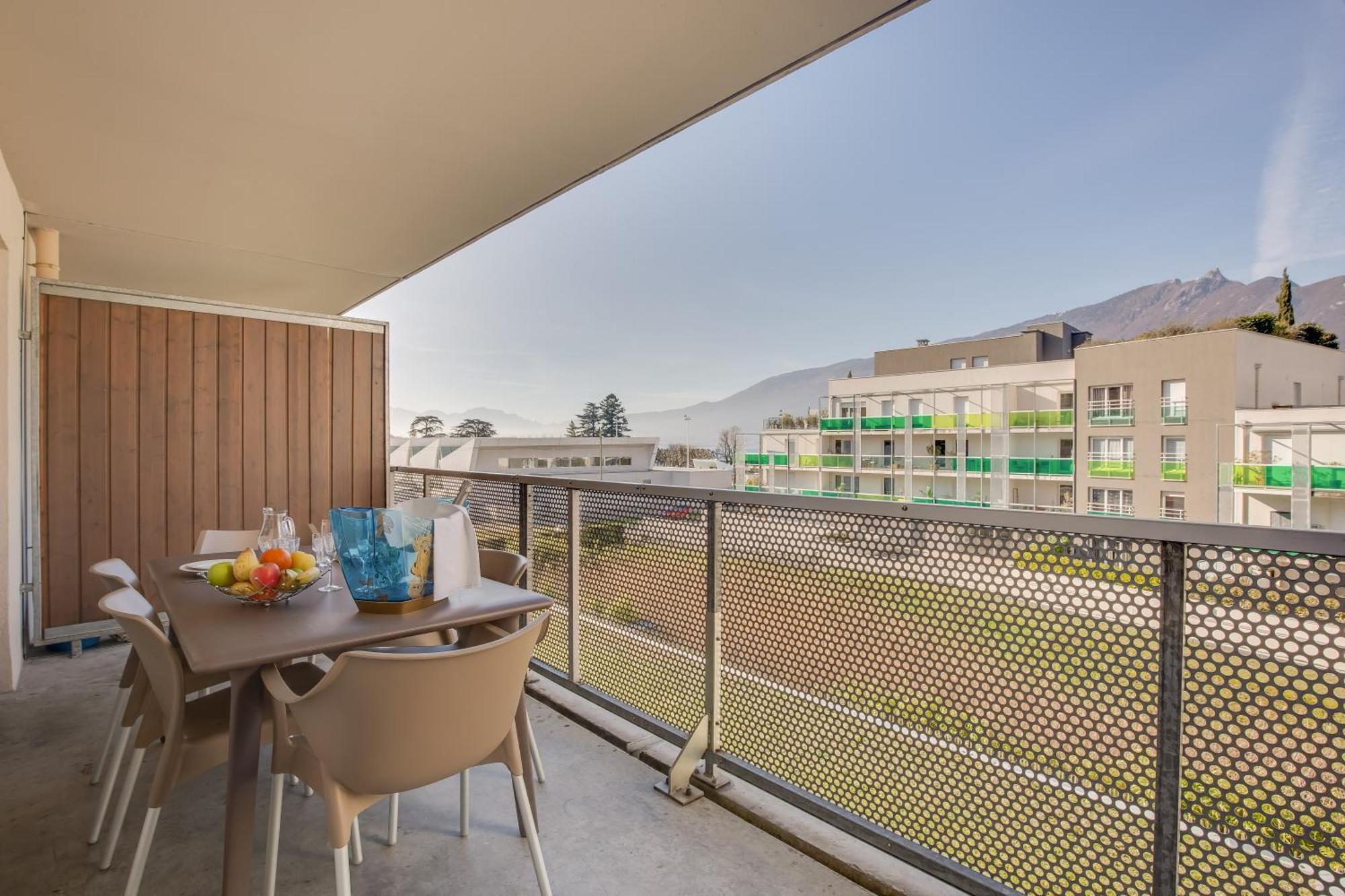 One-Bedroom Apartment Balcony