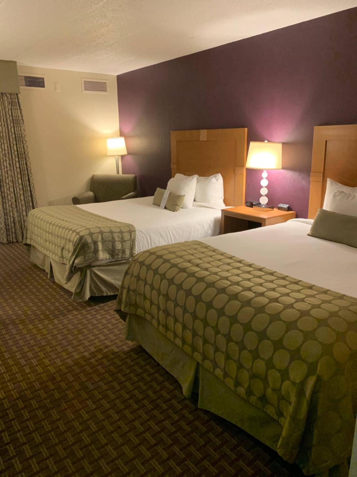 Double Room Two Double Beds Pool View Non-Smoking