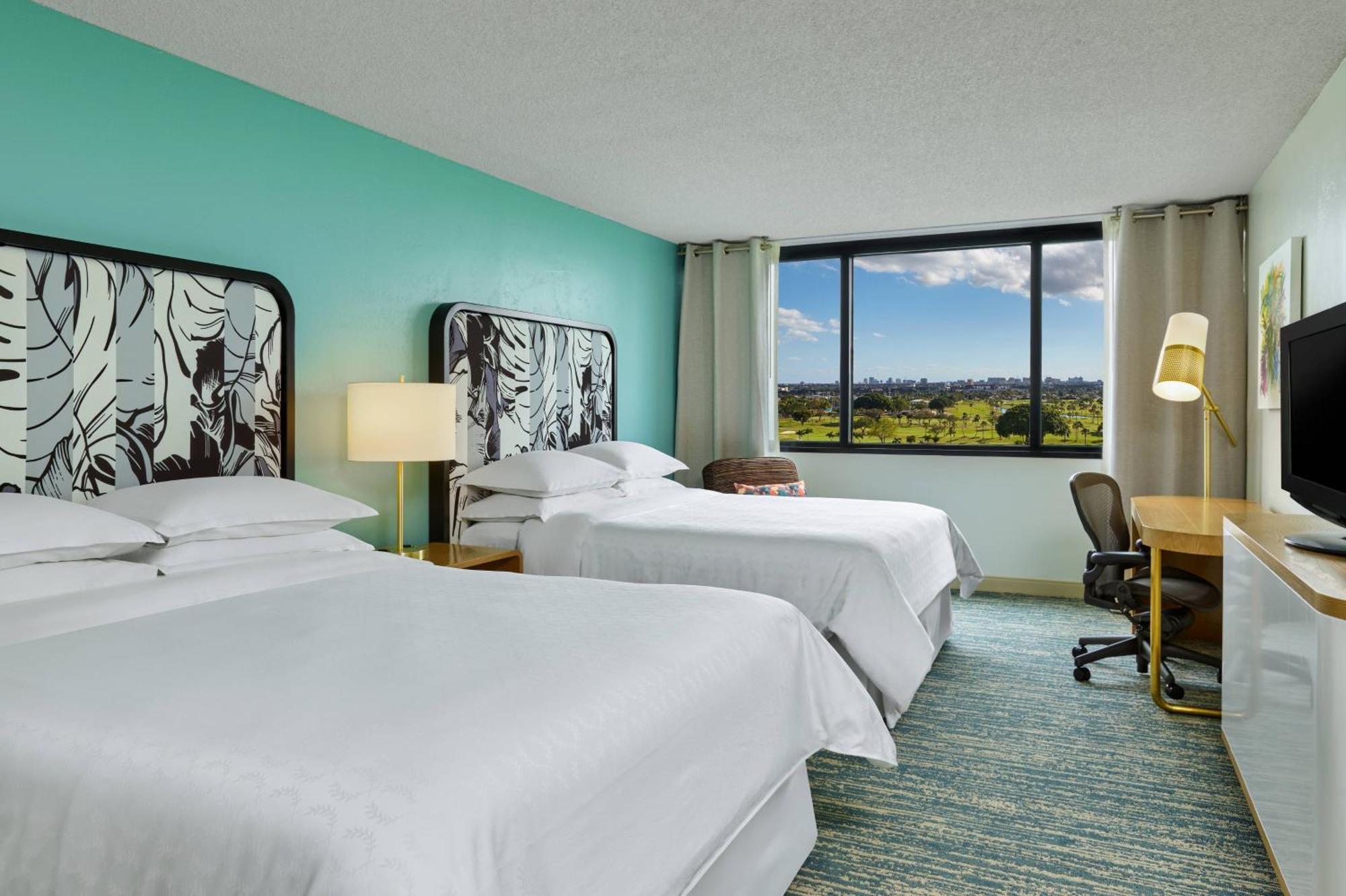 Quarto VIP no Último Andar com 2 Camas Queen-size