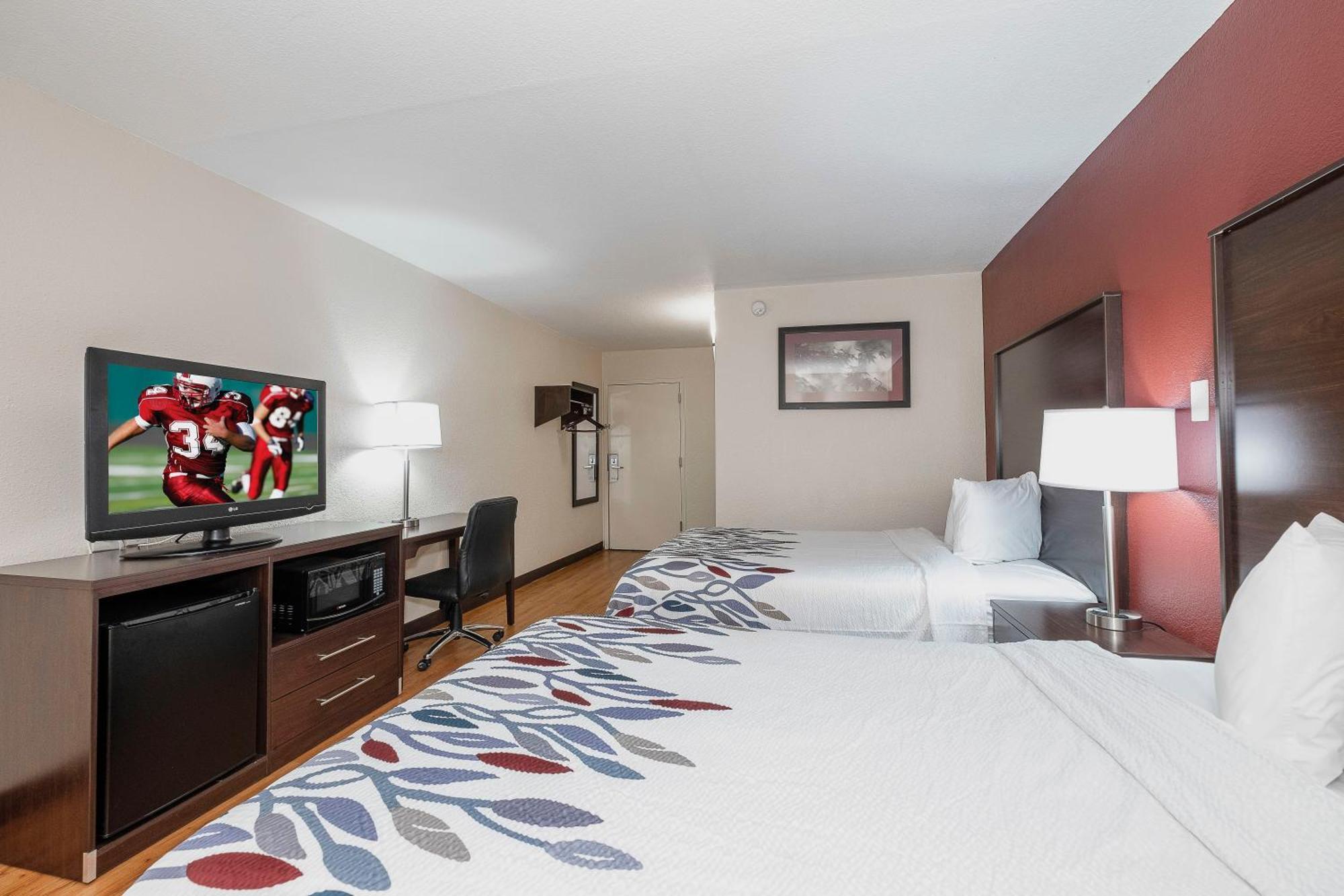 Deluxe Room Two Double Beds Disability Access Non-Smoking