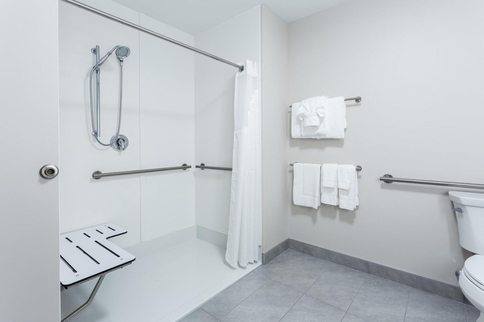 King Suite with Mobility Accessible Roll-In Shower