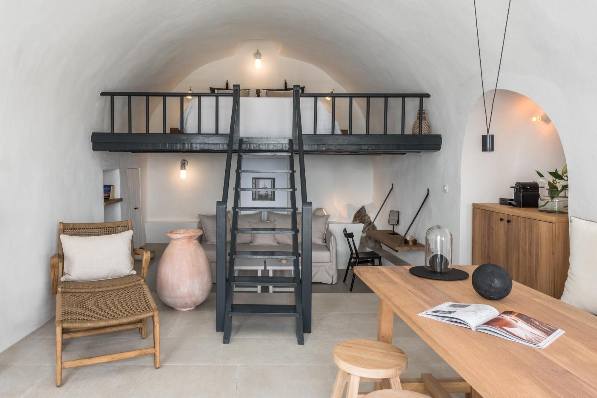 Traditionelles Apartment mit Blick auf die Caldera (bis zu 4 Erwachsene)