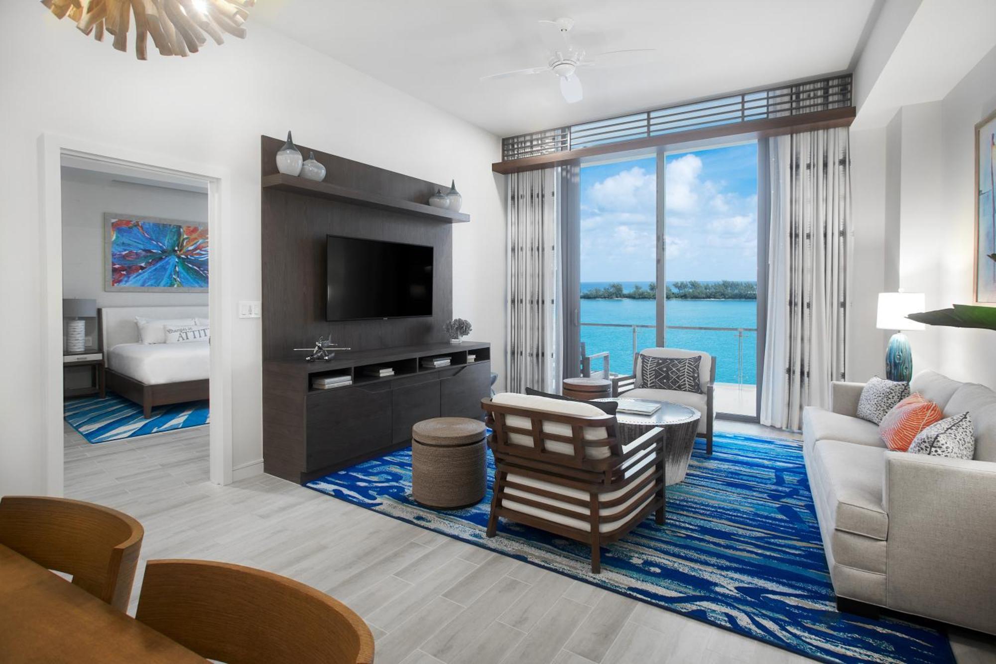 One-Bedroom Apartment Balcony Sea View