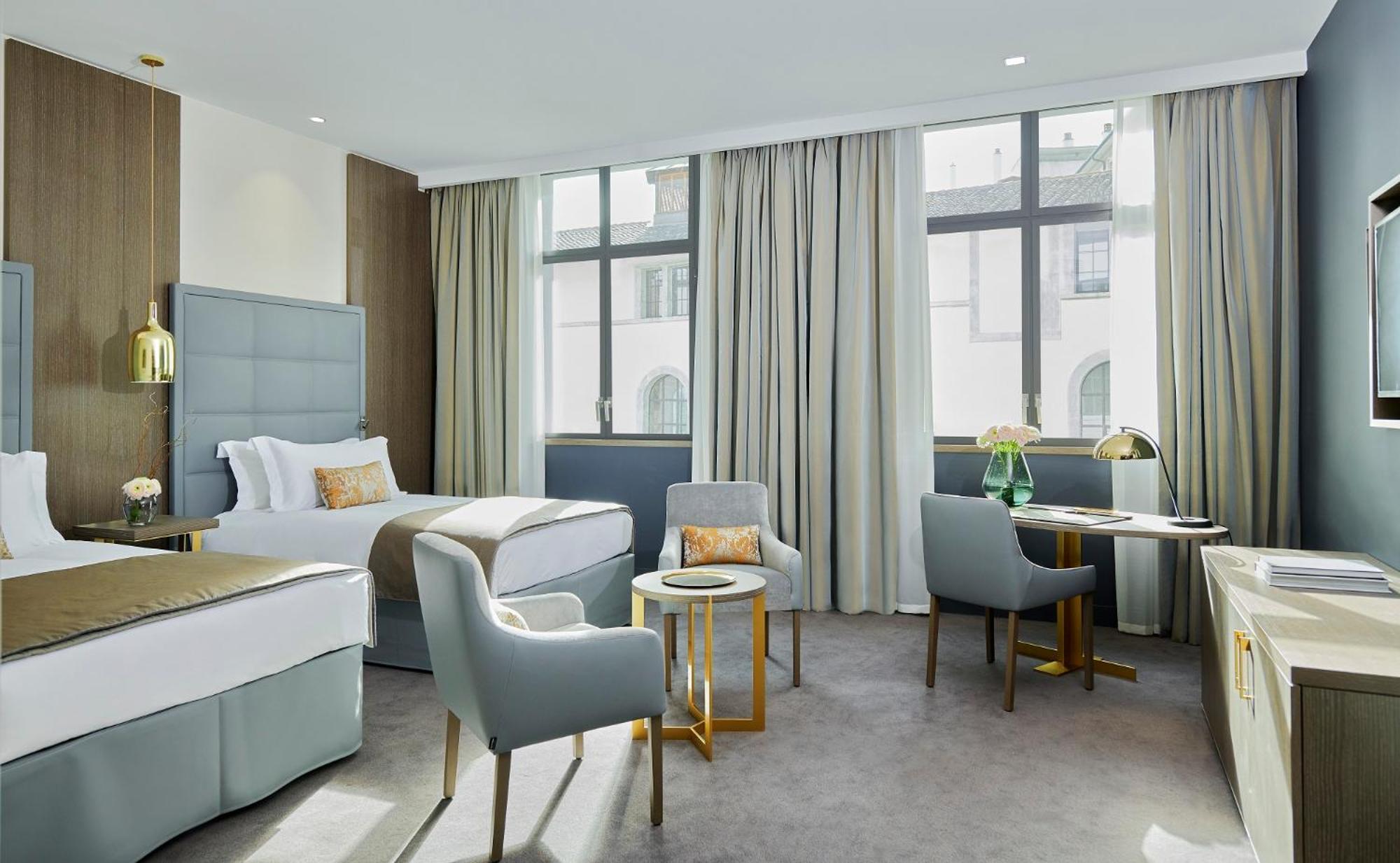 Chambre Lits Jumeaux Premium avec Vue sur Jardin
