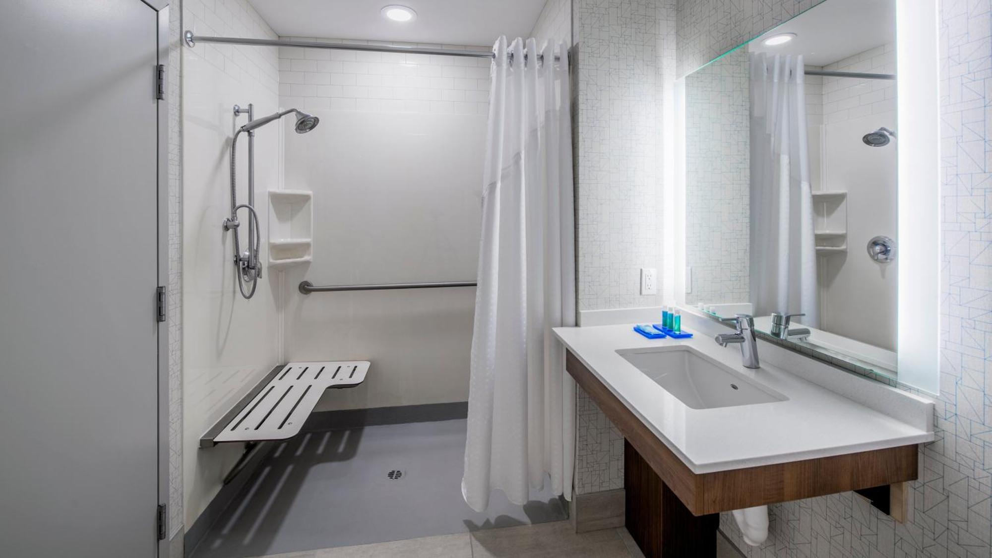 Standard King Room with Mobility Accessible Roll-In Shower