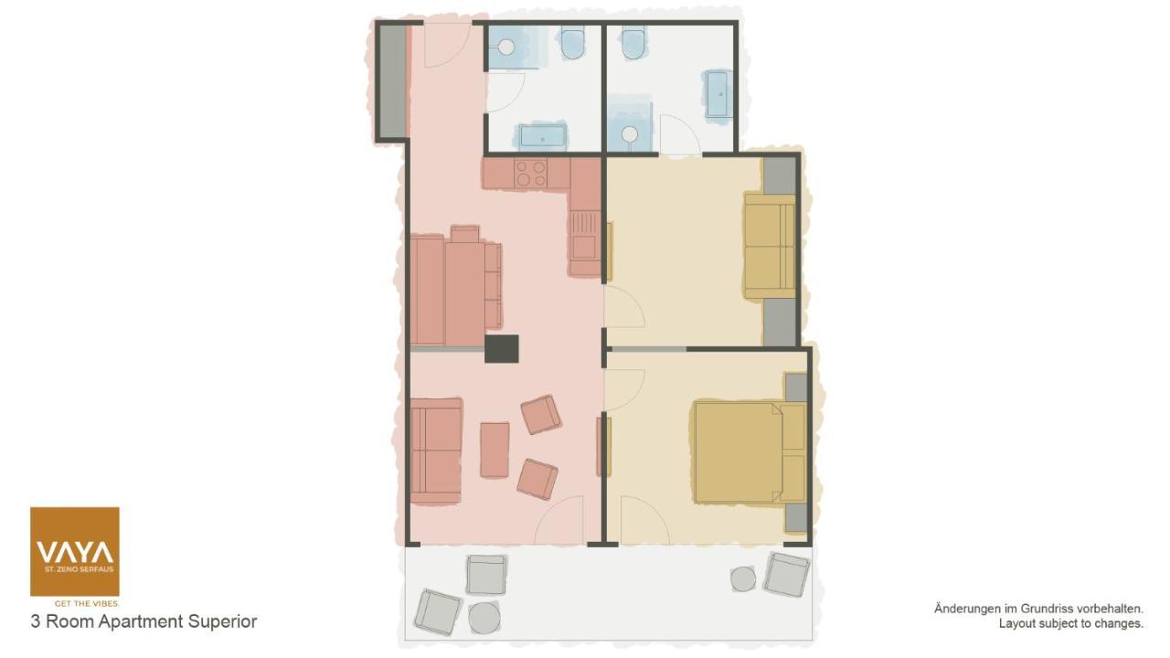 Superior Apartment mit 2 Schlafzimmern