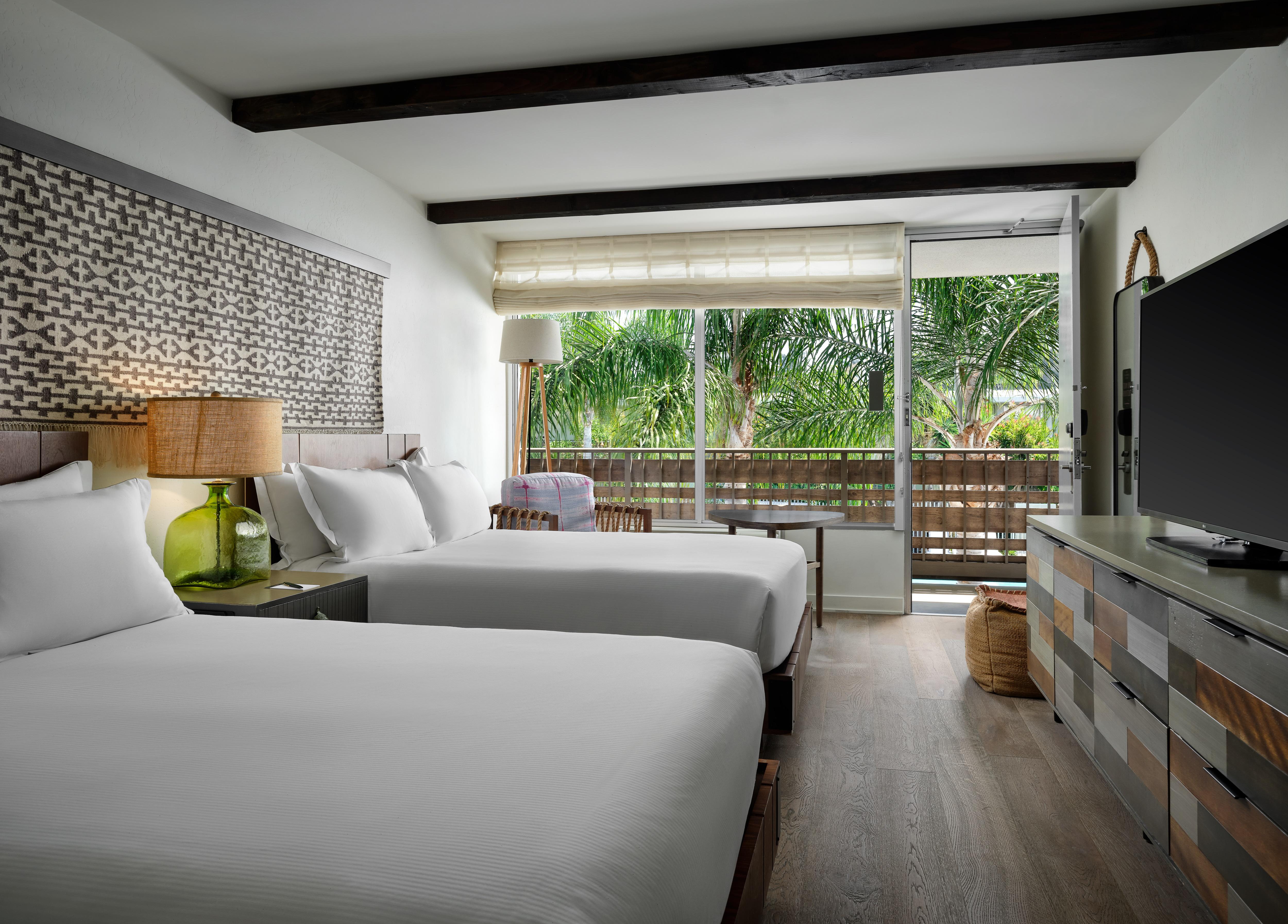 Queen Room with Two Queen Beds and Pool View