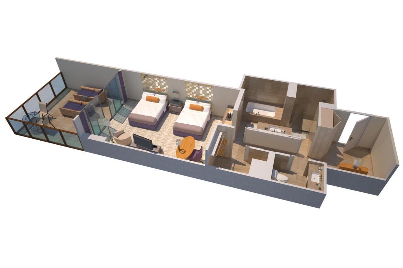 Quarto Grand Luxe com 1 Cama King-size à Beira-Mar