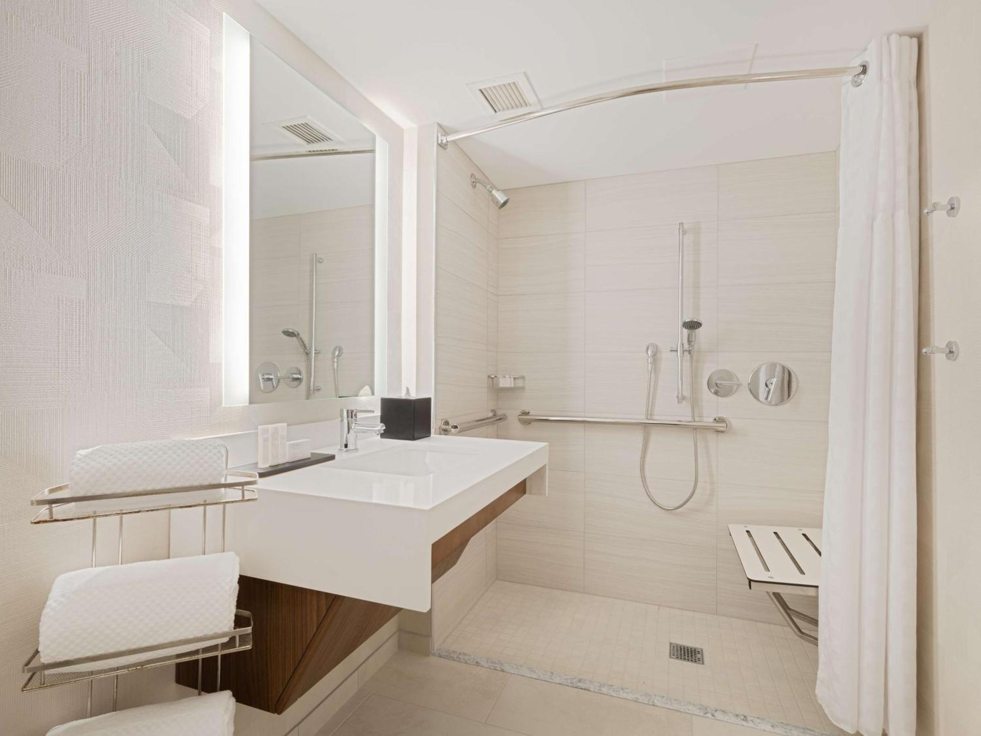 One-Bedroom King Suite Roll Shower Mobility Access or Non-Smoking