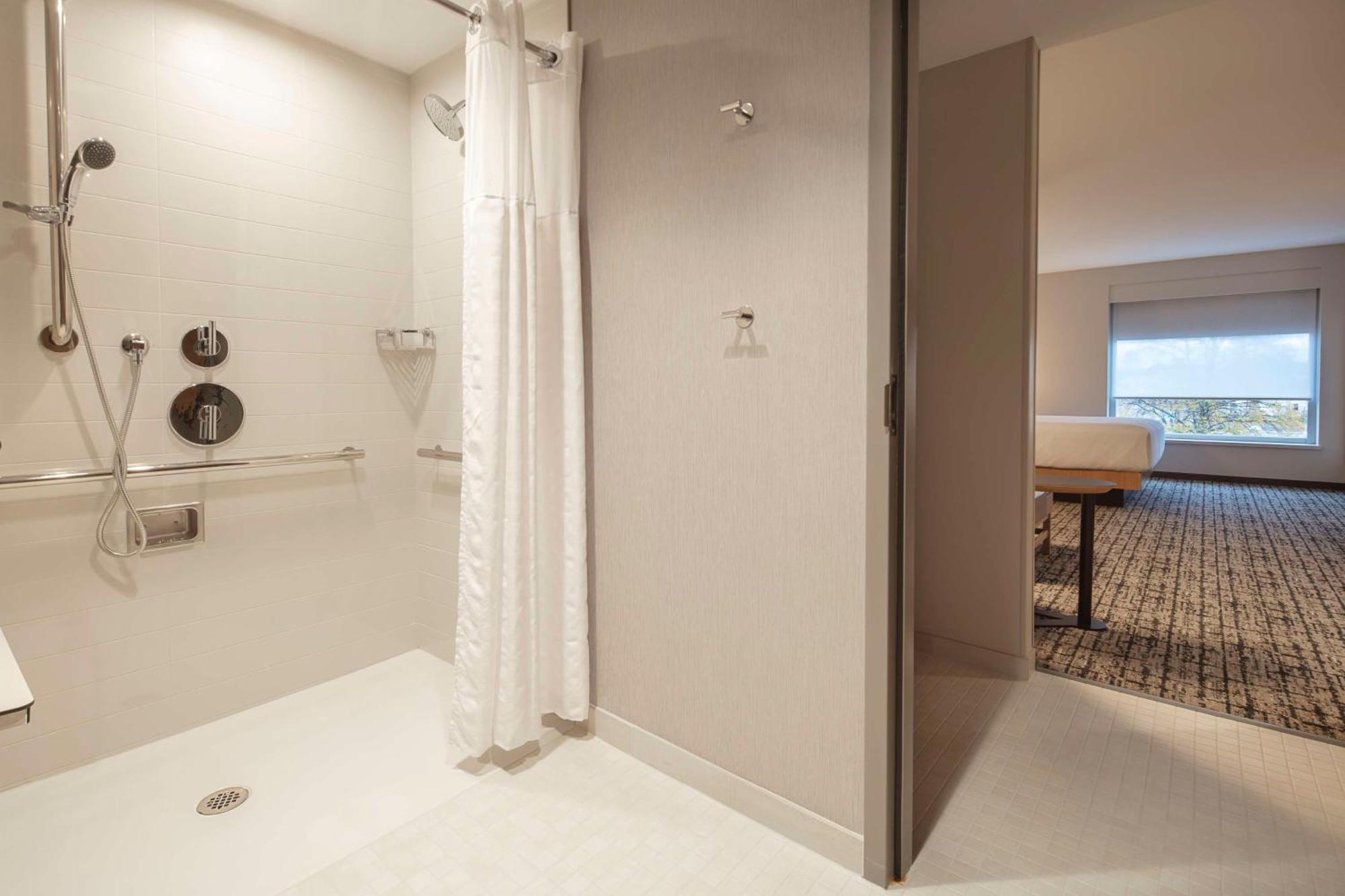 King Room Sofa Bed Accessible Shower Disability Access