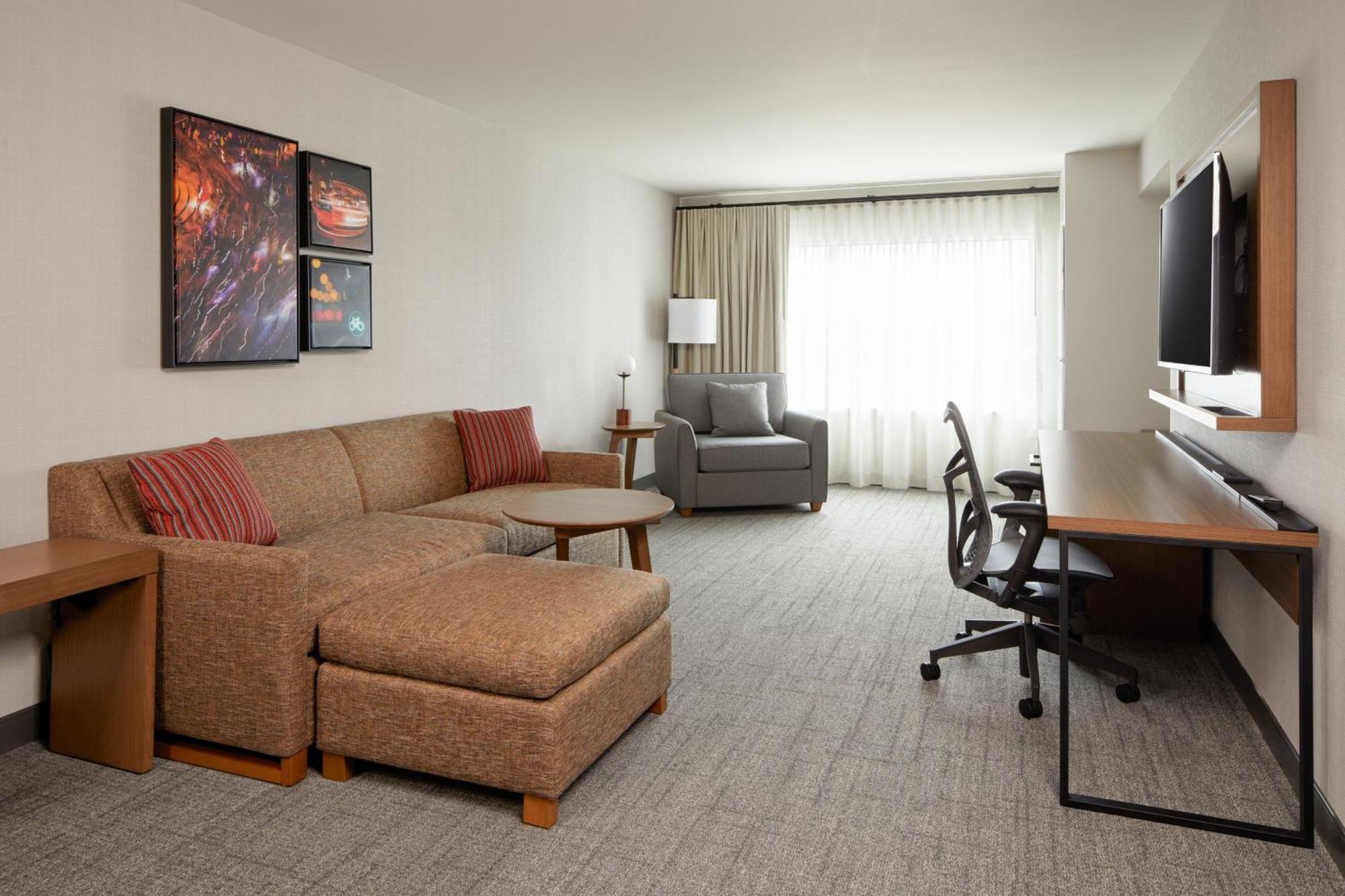 One-Bedroom King Suite Sofa Bed City View