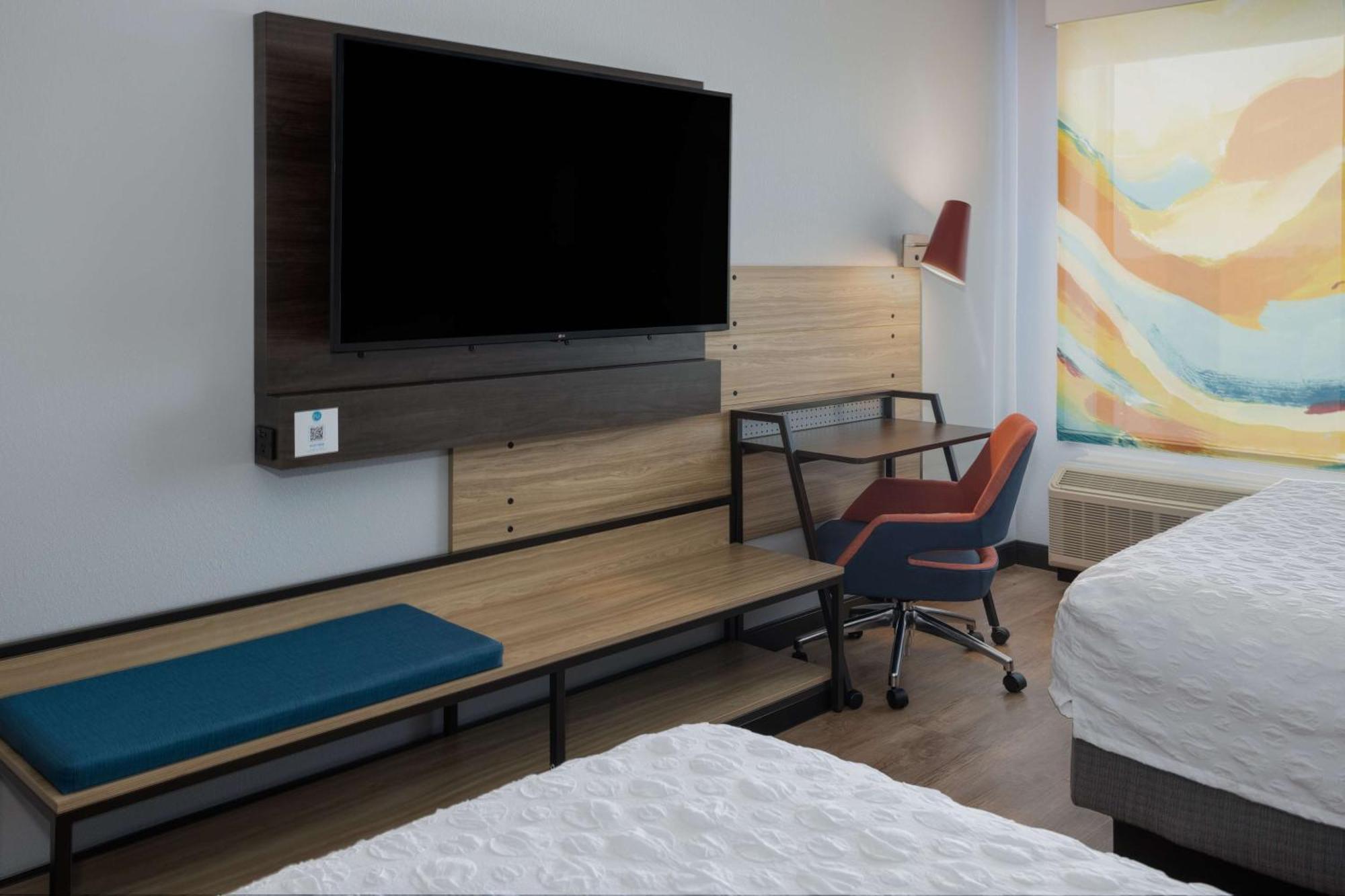 Queen Room with Two Queen Beds and Walk-In Shower
