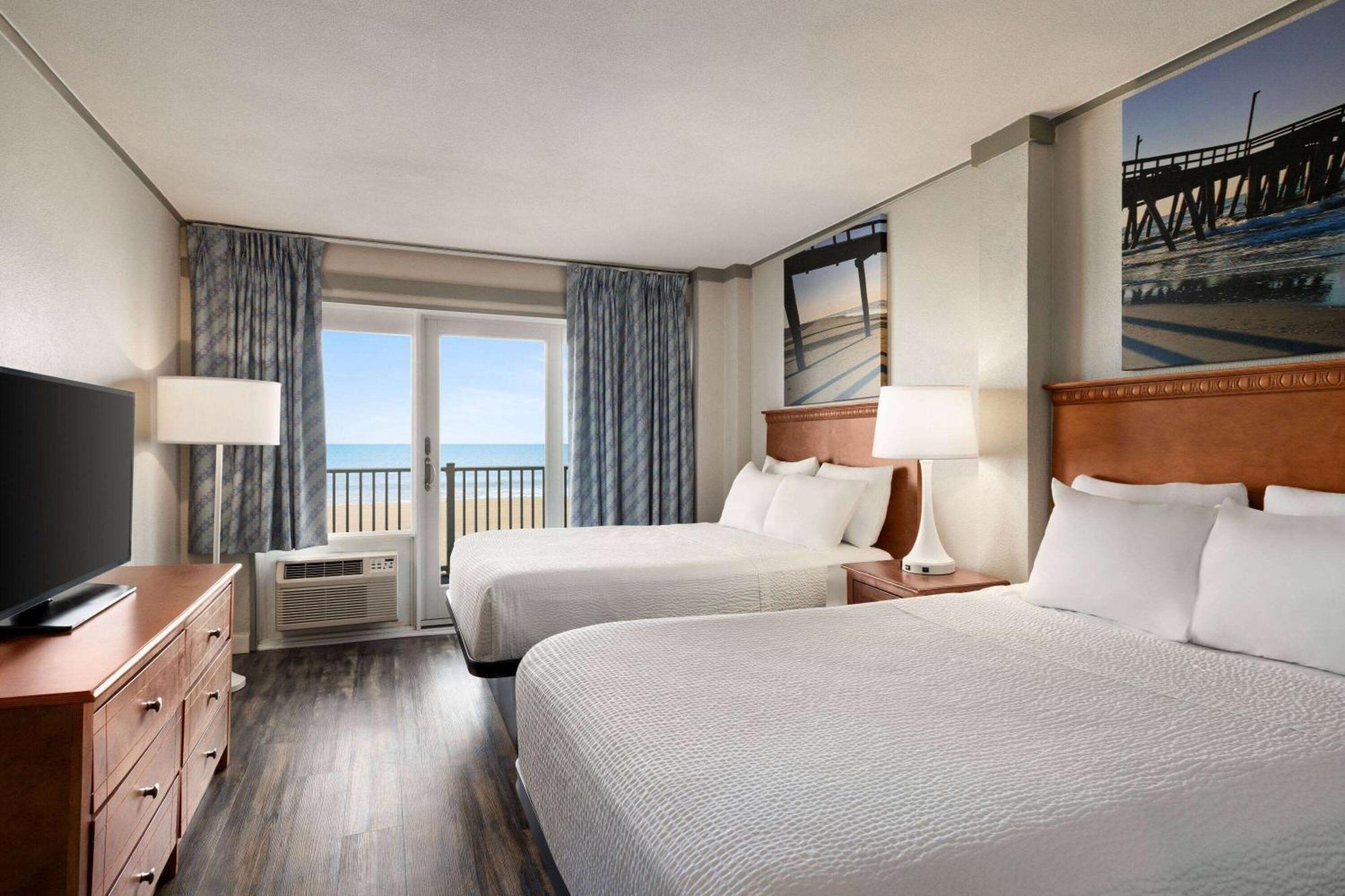 Double Room Two Double Beds Side Ocean View Non-Smoking