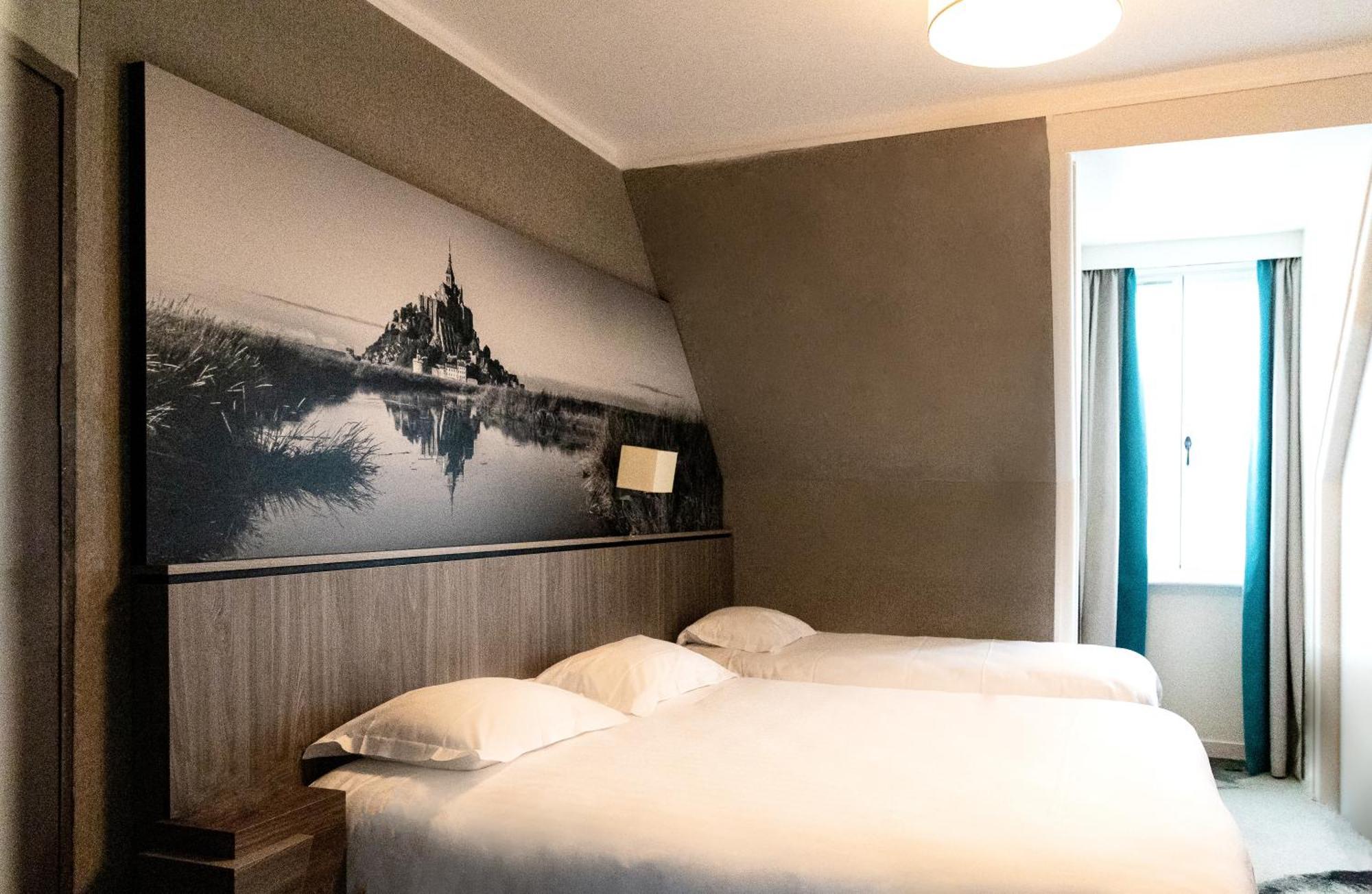 Chambre Double ou Lits Jumeaux - Vue sur Baie du Mont-Saint-Michel - Ermitage
