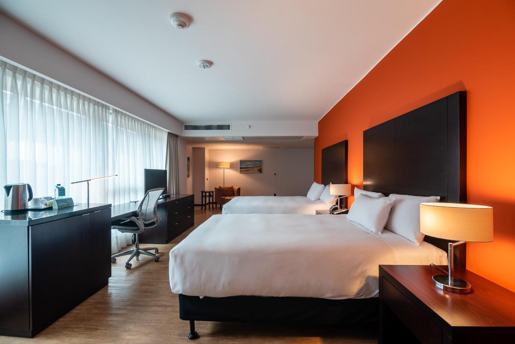 Double Room Two Double Beds Roll Shower Mobility Accessible