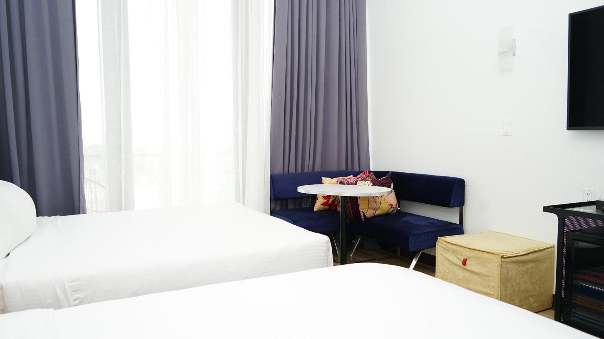 Guest Room Two Queen Beds Balcony