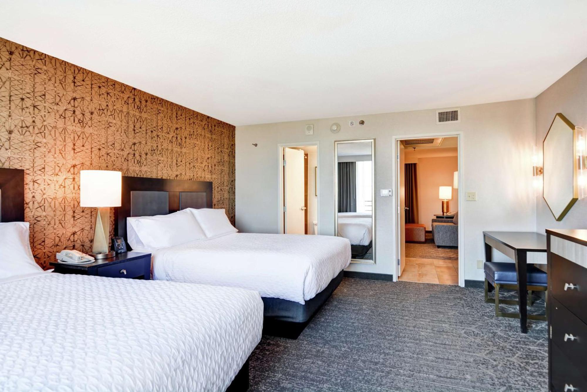 2 Queens Suite w or Sofa Sleeper 1 Bedroom