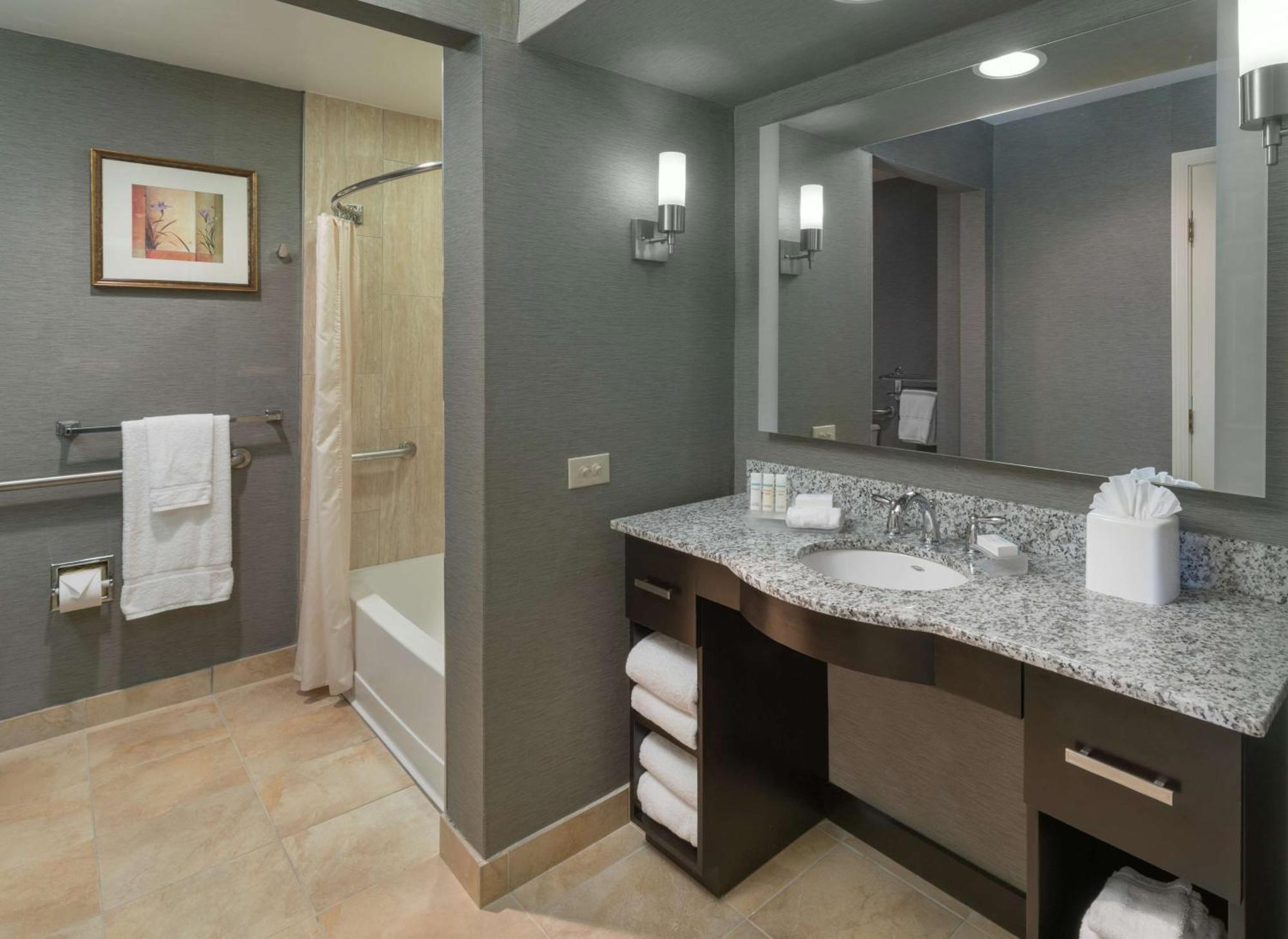 Queen Suite with Sofa Bed and Bath Tub - Mobility Accessible