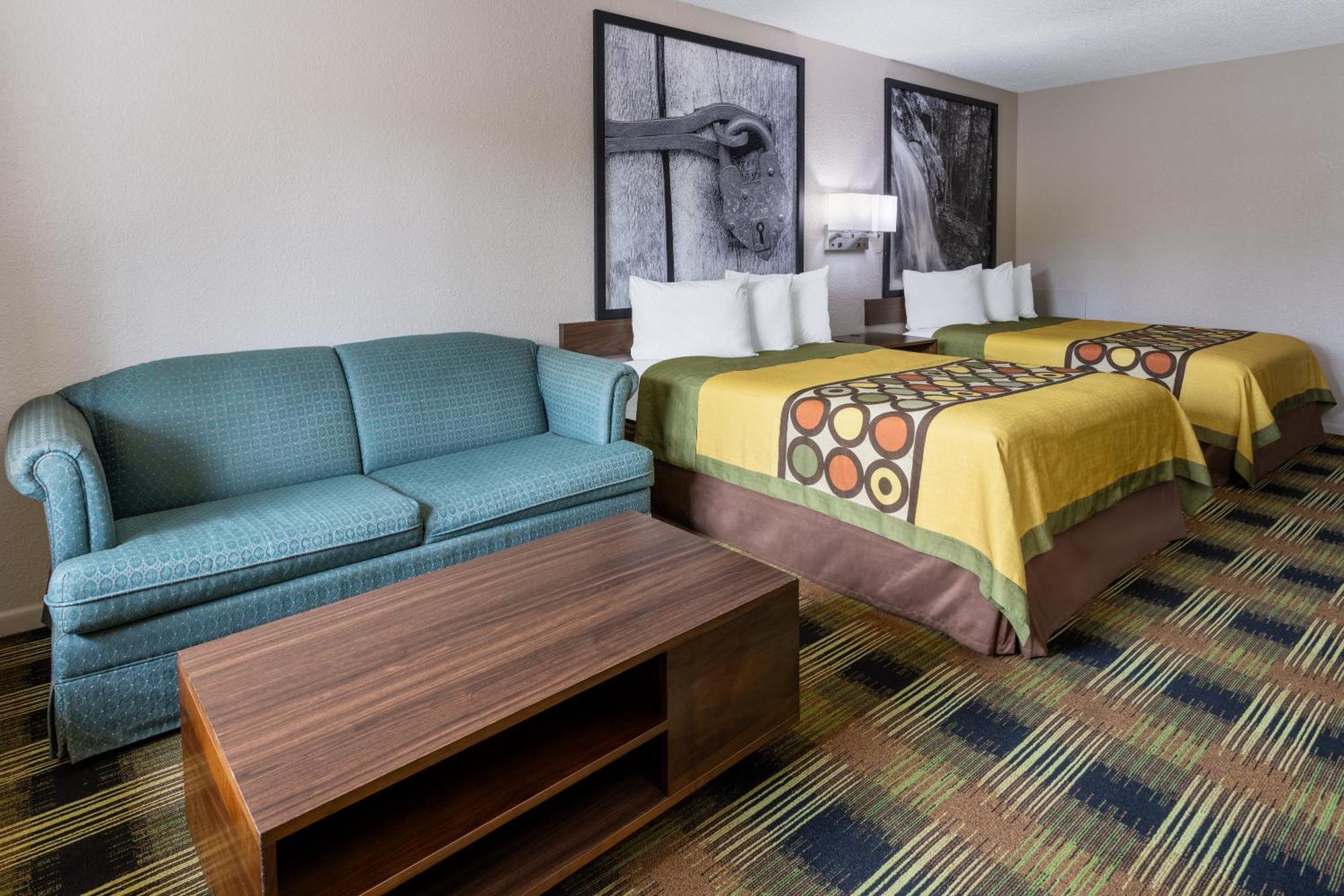 Double Room Two Double Beds Mobility Access or Non-Smoking