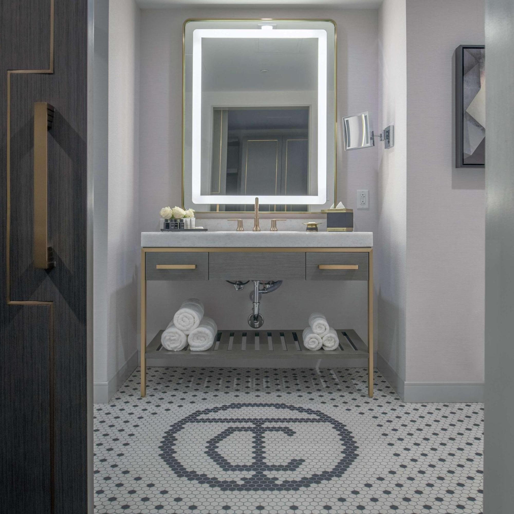 Queen Studio Roll Shower Mobility or Hearing Accessible