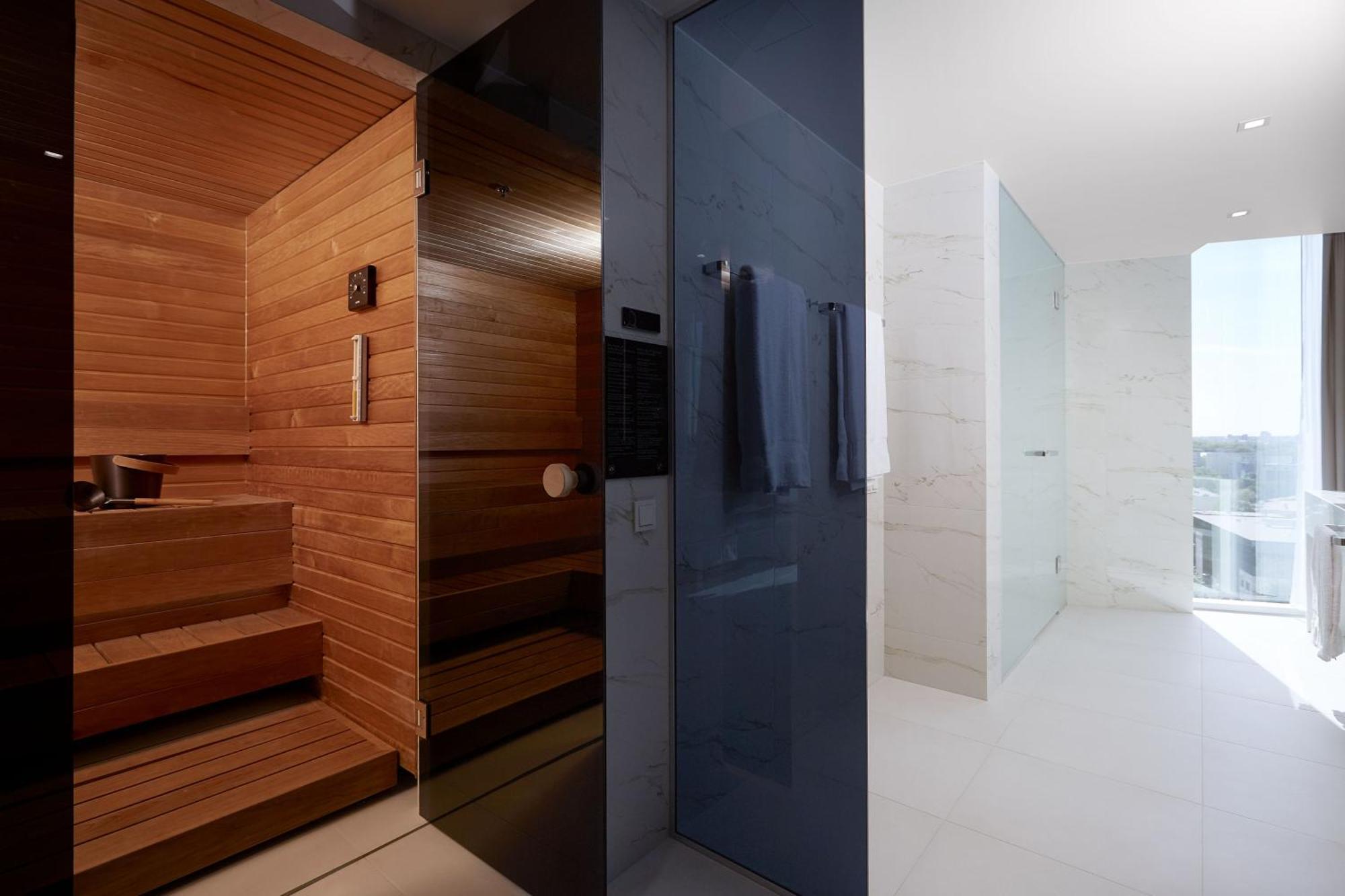 Deluxe One-Bedroom King Suite with Sauna