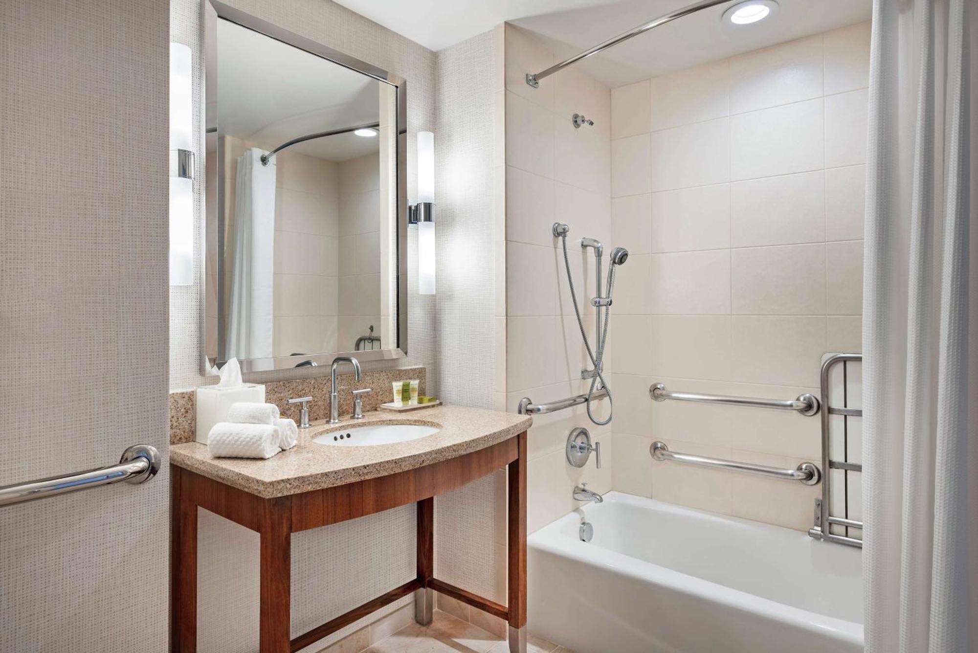 King Room Bath Tub Mobility Access