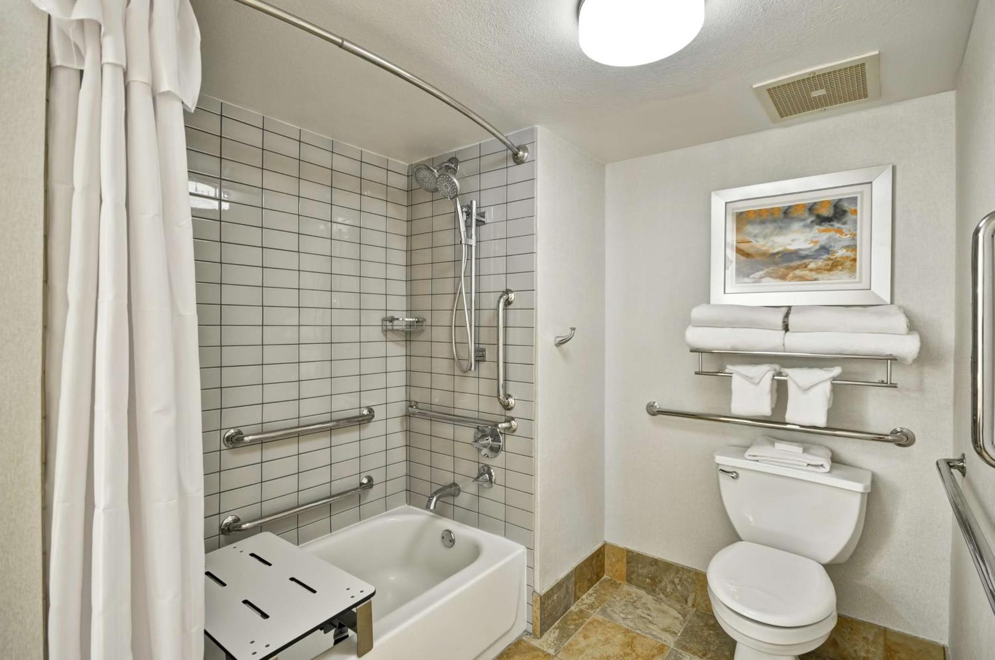 King Suite Accessible Tub Mobility Hearing Access or Non-Smoking