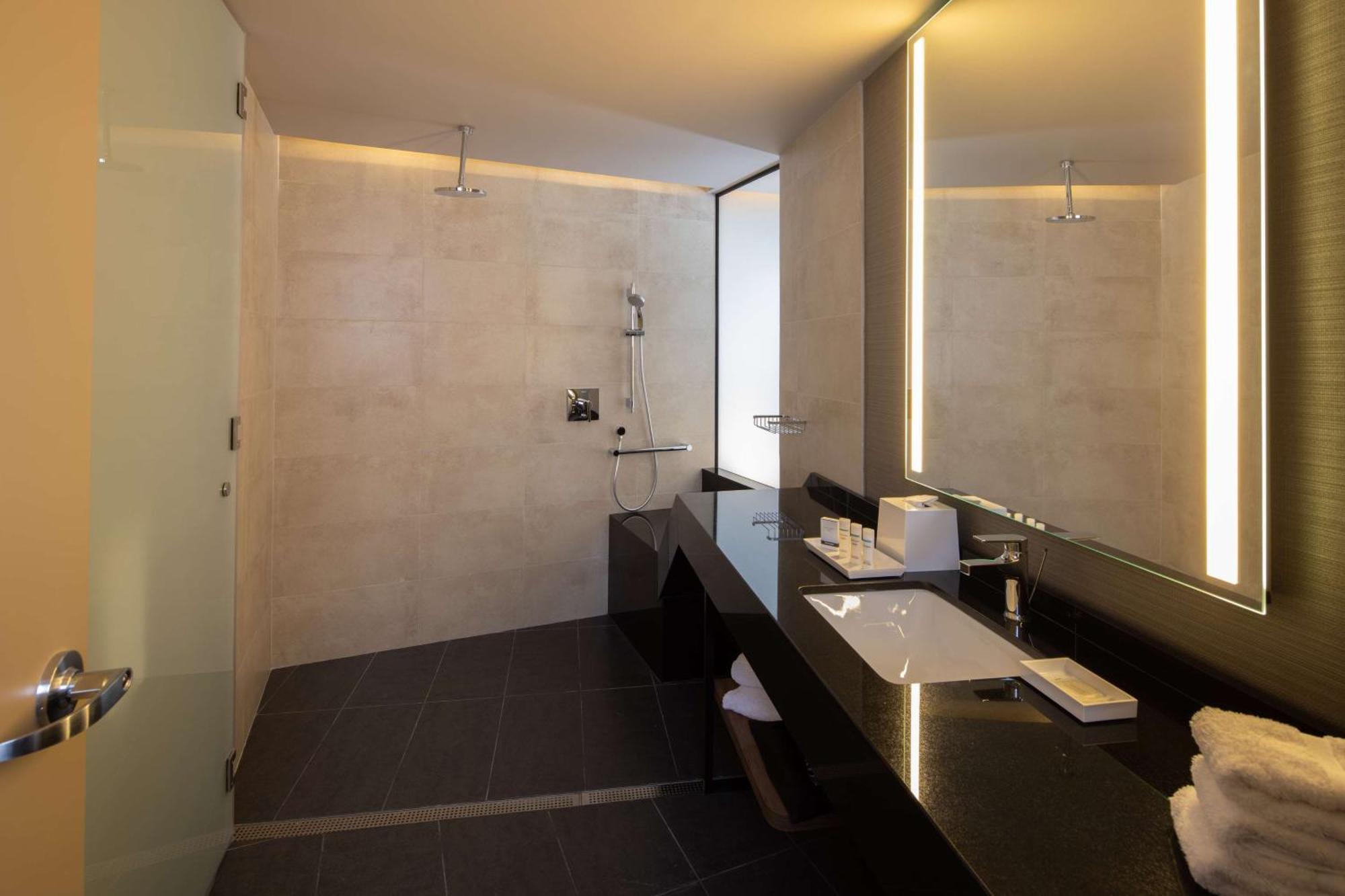 Queen Room Roll Shower Mobility Hearing Access