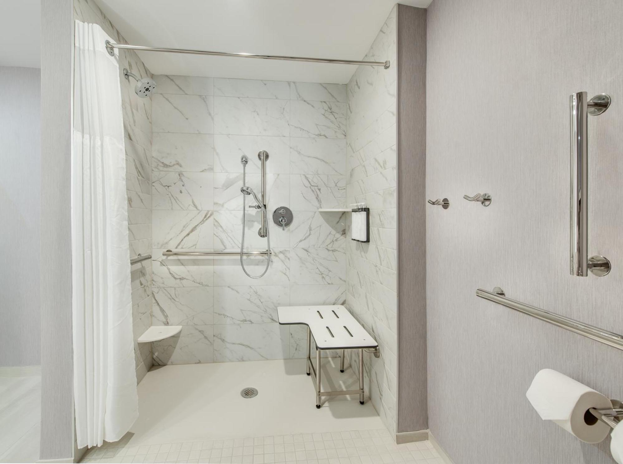 Queen Room with Two Queen Beds, Sofa Bed and Roll-in Shower - Disability Access