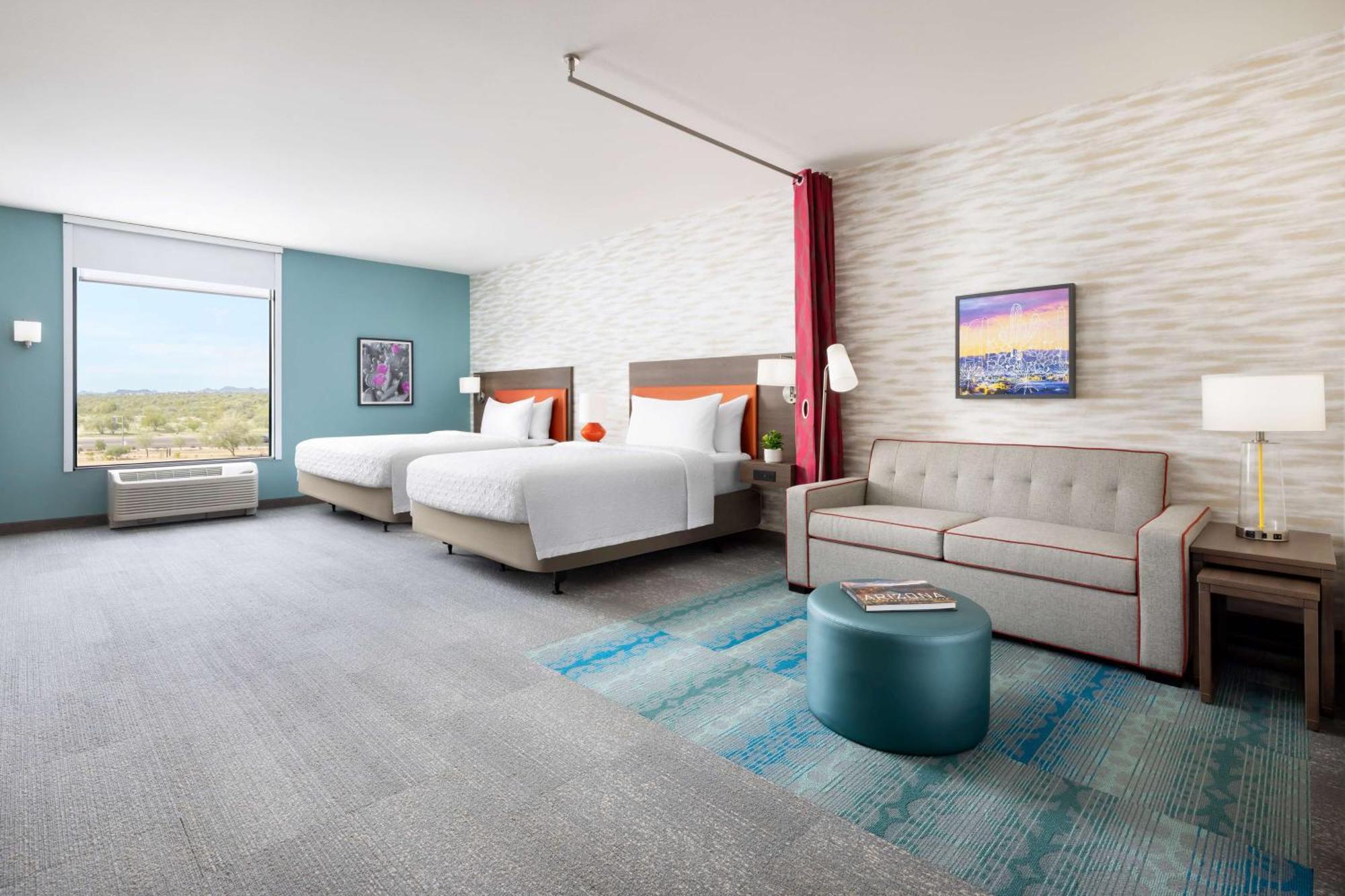 Studio Suite with Two Queen Beds and Tub - Mobility Access