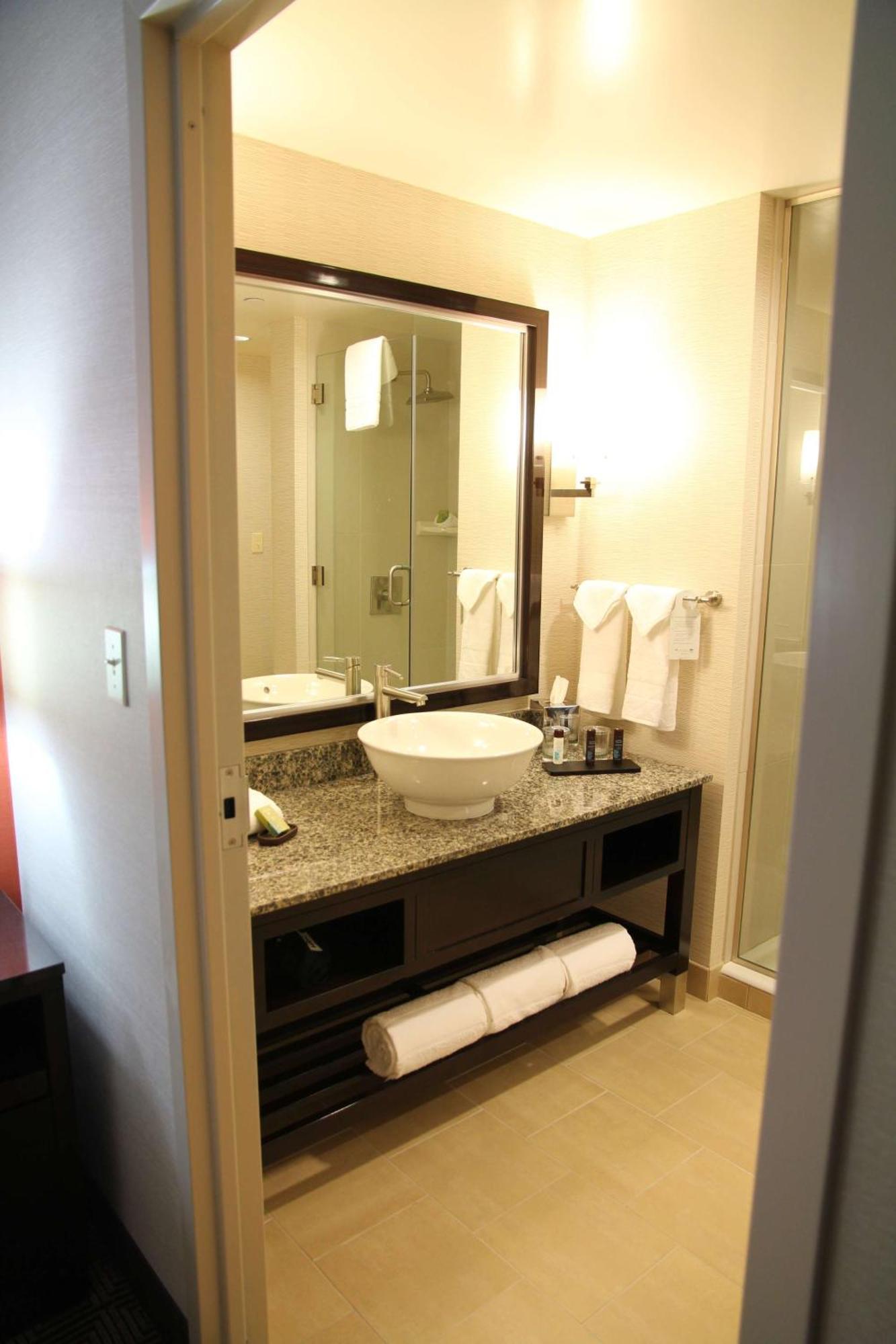 One-Bedroom King Suite Roll Shower Mobility Accessible