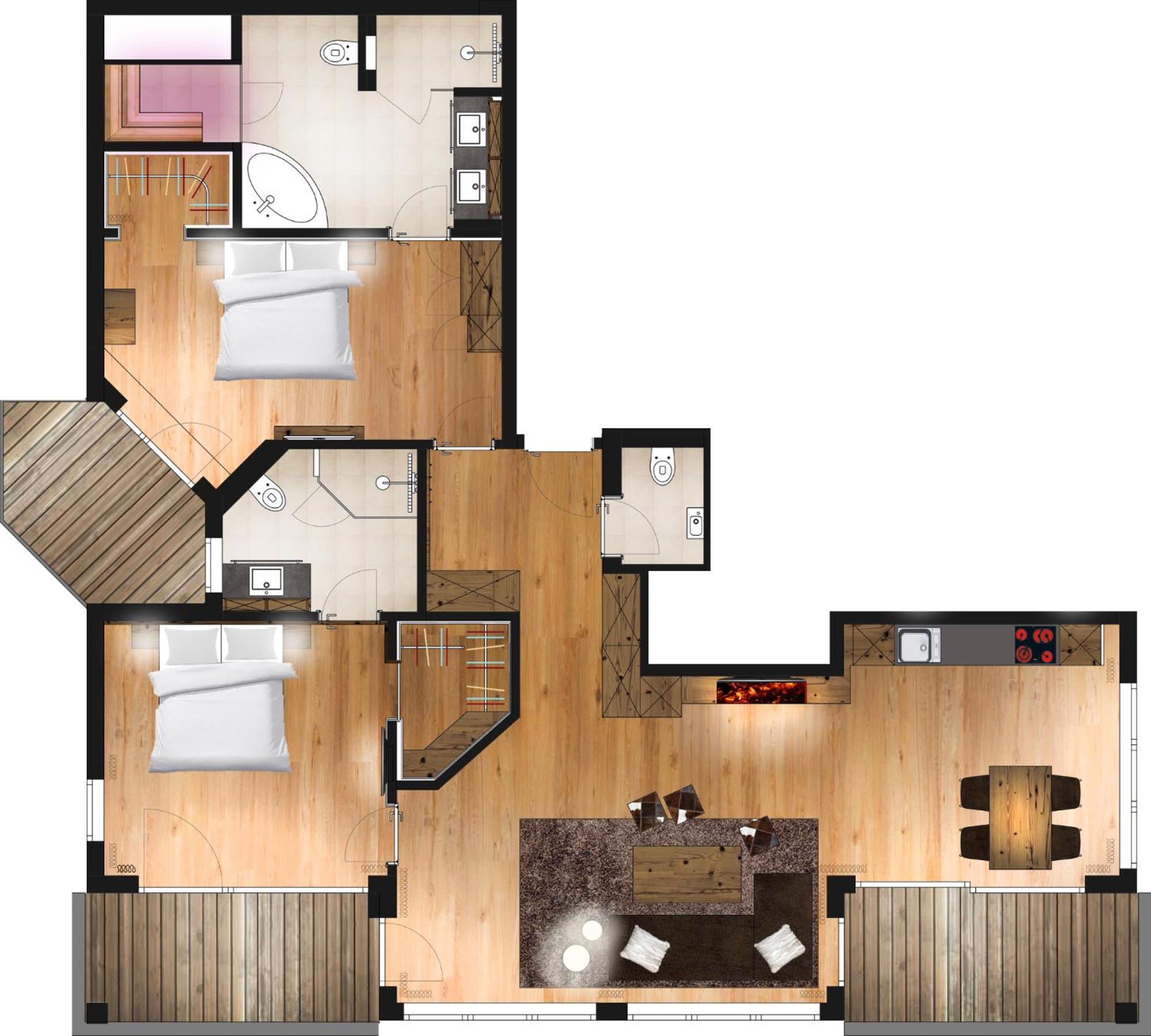 Superior Two-Bedroom Apartment