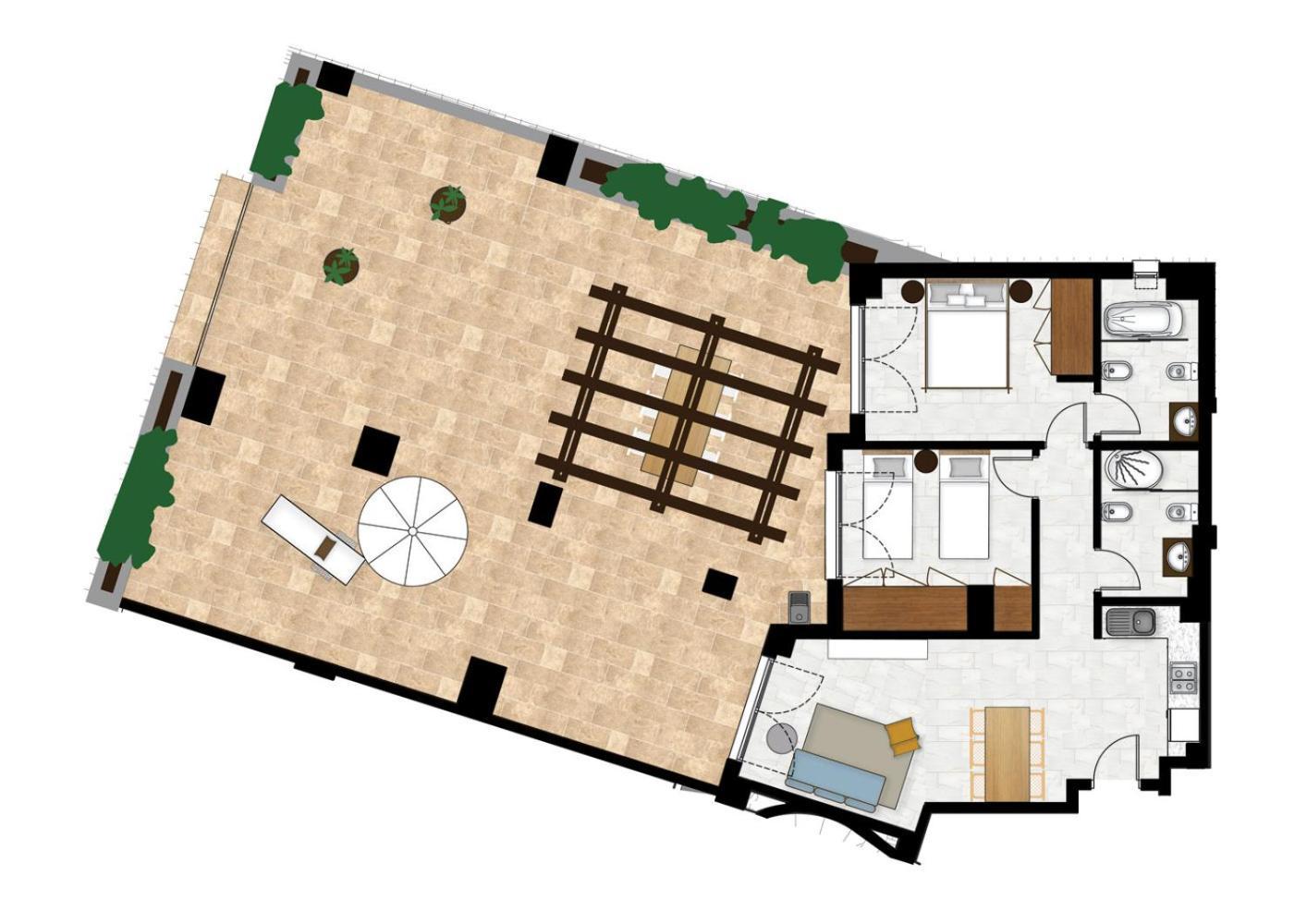 Panorama Two-Bedroom Apartment