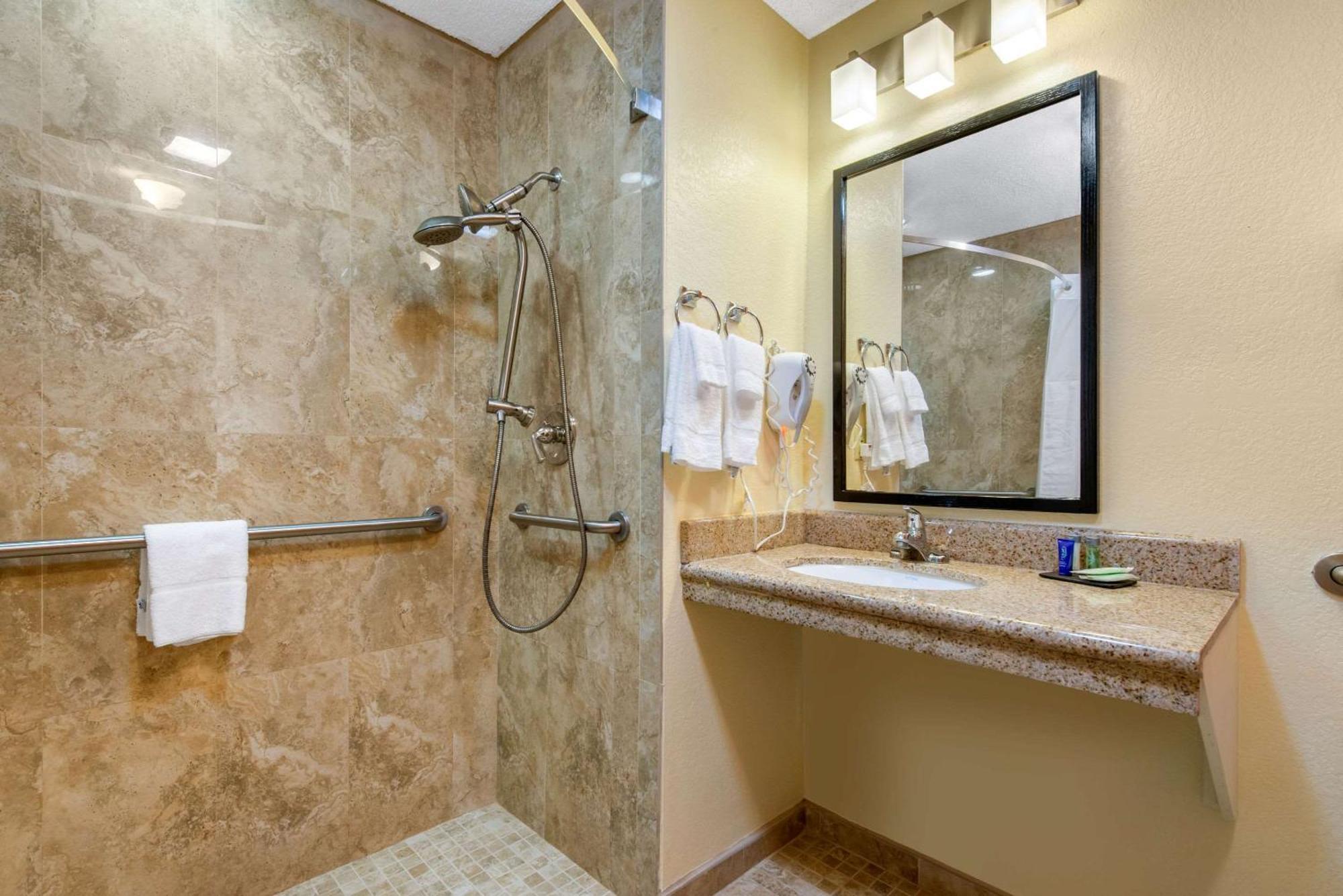 Double Room Roll Shower Accessible or Non Smoking