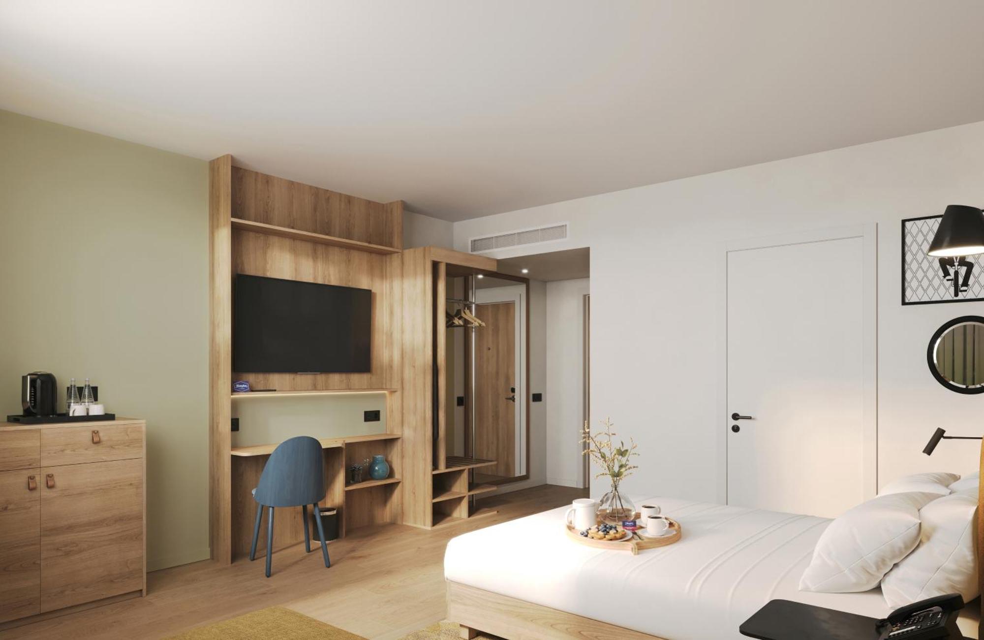 Chambre Lit Queen-Size avec Canapé-Lit