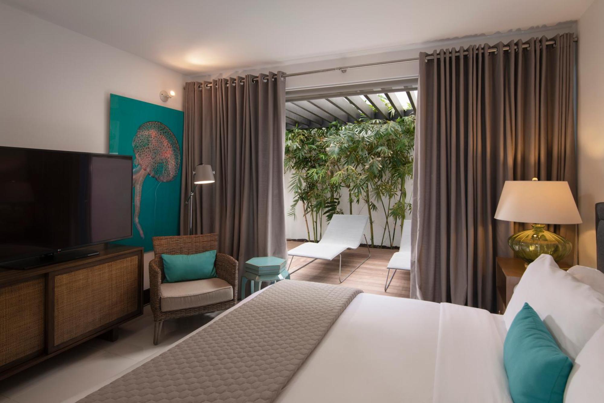 Three-Bedroom Suite with Balcony and Ocean View