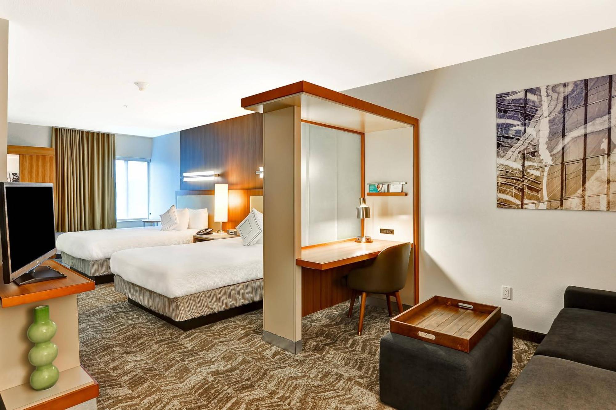 Queen Suite with Two Queen Beds and Trundle Sofa