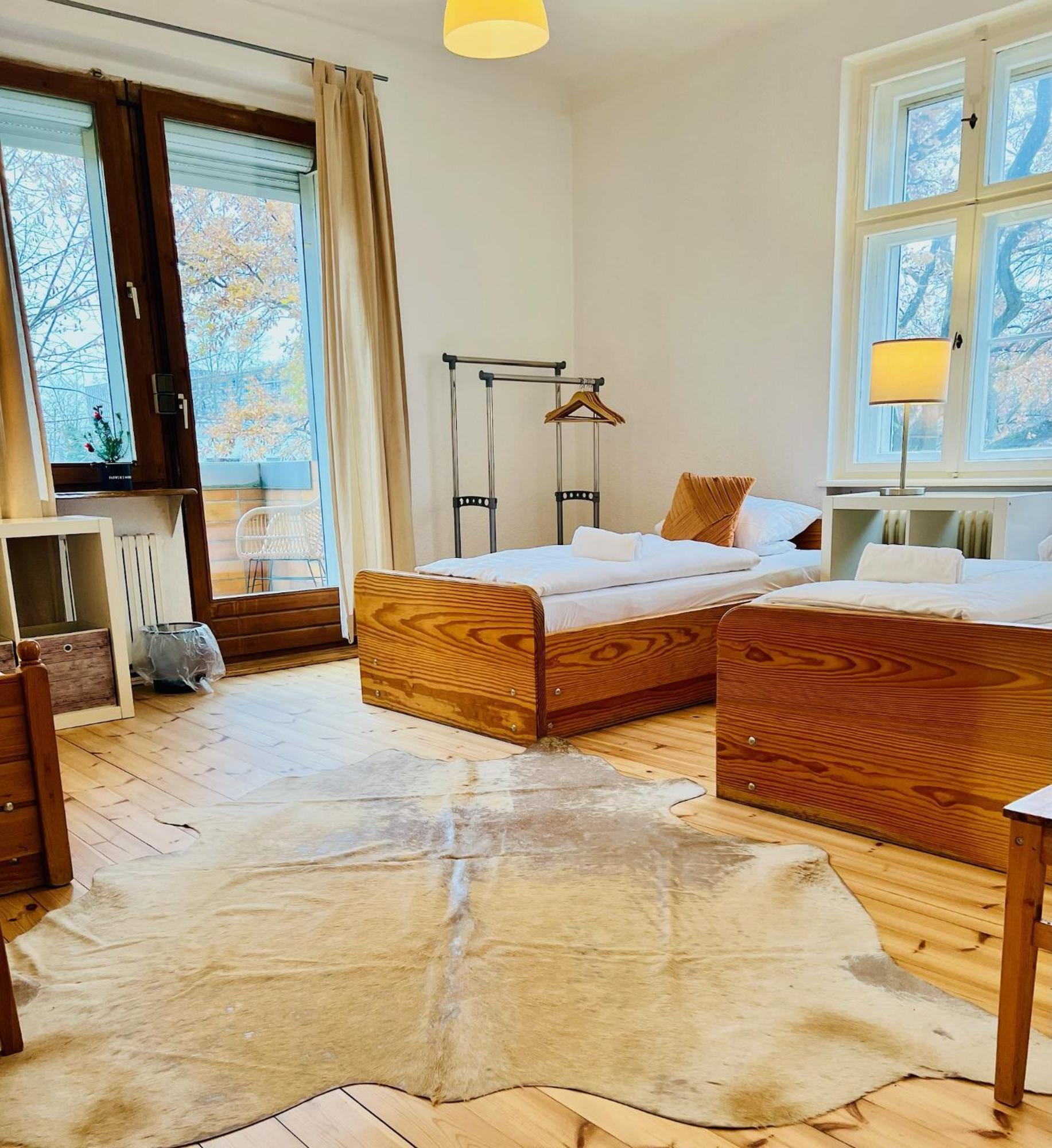 Vierbettzimmer mit Gemeinschaftsbad
