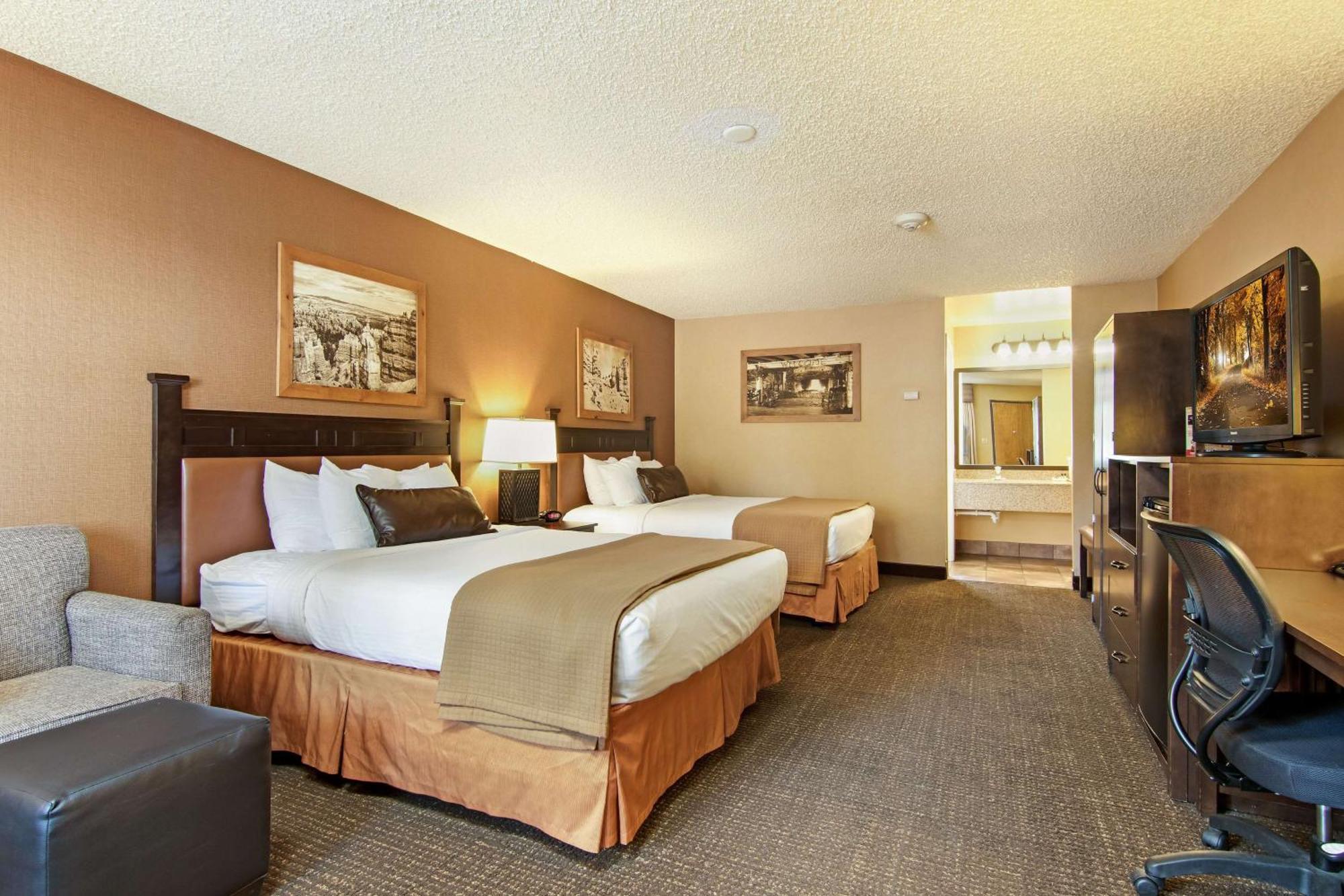 Queen Room Two Queen Beds Mobility Accessible or Non-Smoking