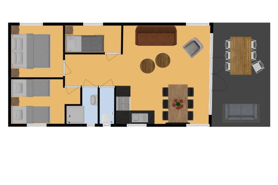 Chalet mit 3 Schlafzimmern