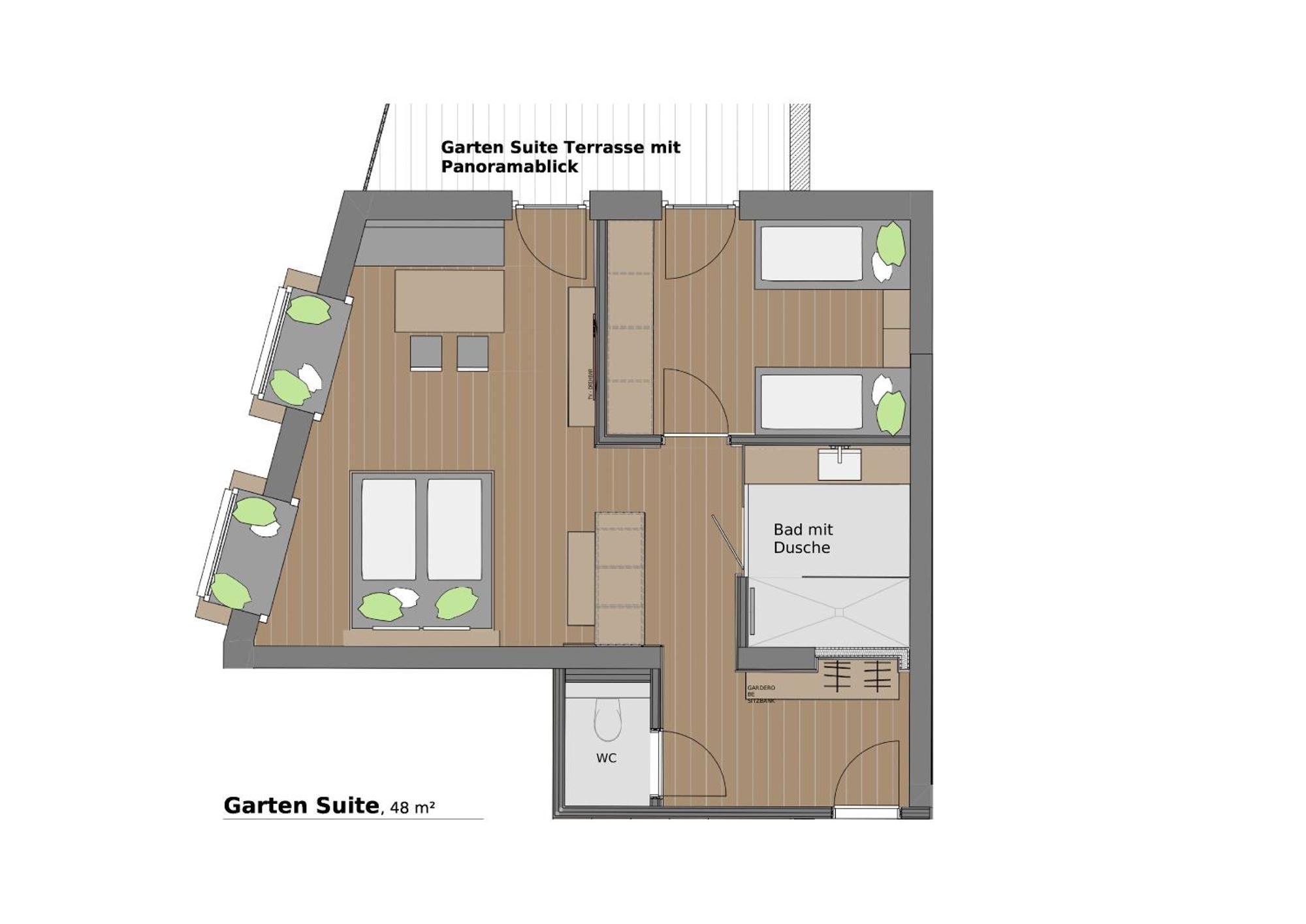 Junior Suite mit Bergblick