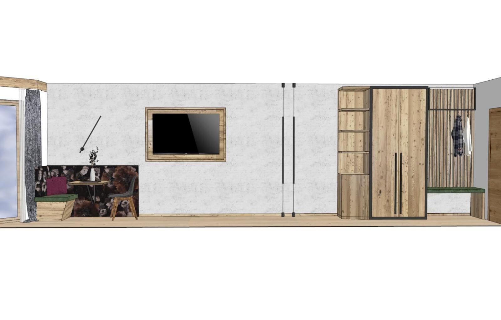 Deluxe Doppelzimmer mit Zustellbett