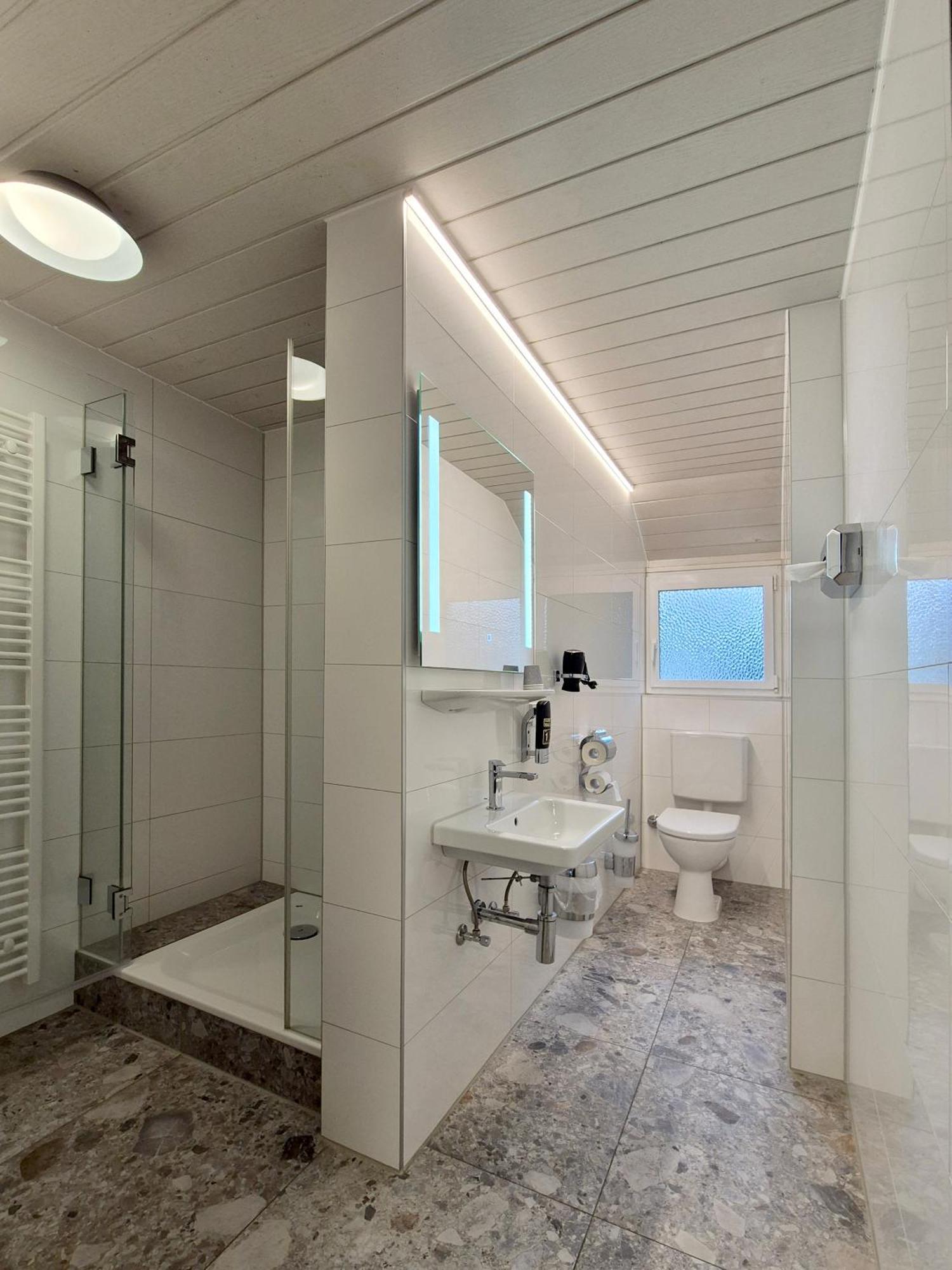Double Room Private Bathroom across the hallway