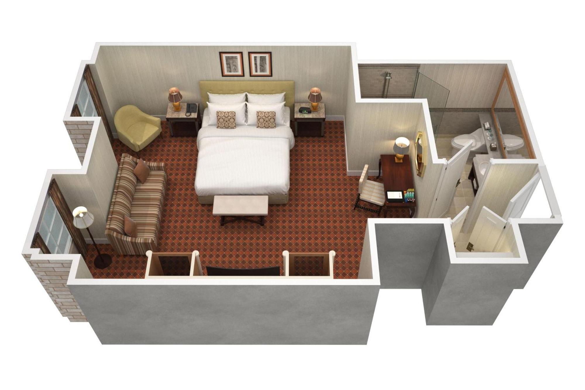 Deluxe Guest room 1 King